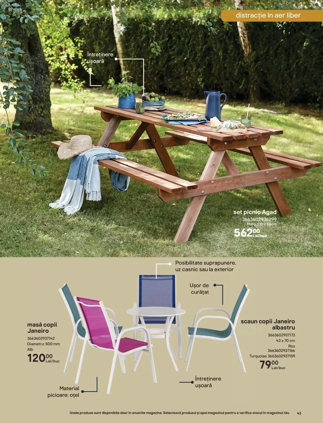 Catalog Brico Depot catalog - Bucuria momentelor de la 1 iunie până la 30 septembrie 2023 - Revista Pagina 43
