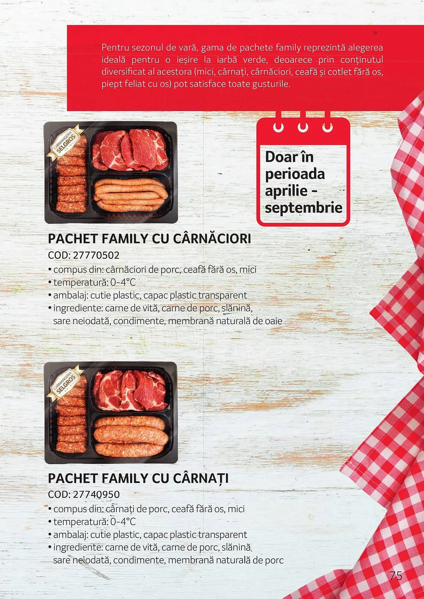 Catalog Catalog Selgros de la 3 octombrie până la 30 noiembrie 2025 - Revista Pagina 75