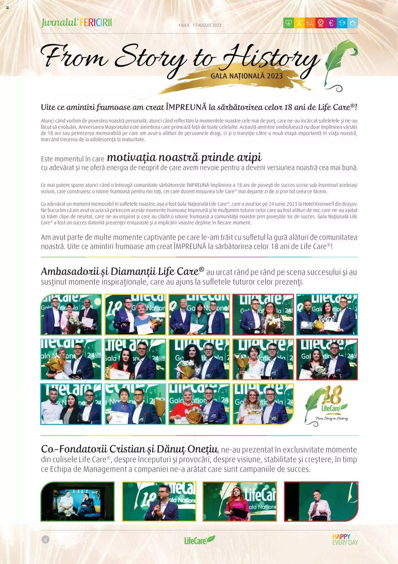 Catalog Life Care catalog - Jurnalul Fericirii August/Septembrie de la 3 august până la 19 septembrie 2023 - Revista Pagina 6