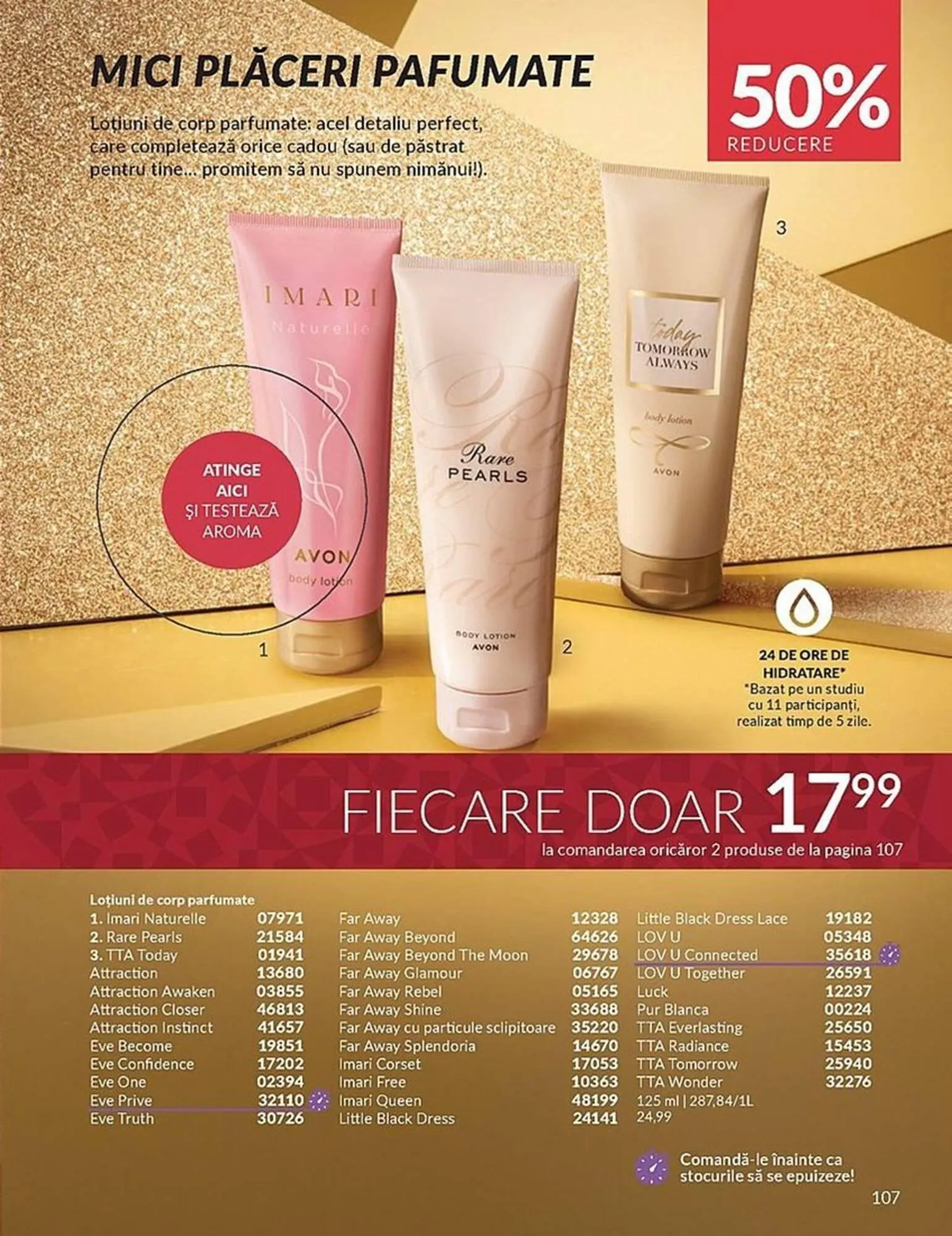 Catalog Catalog Avon de la 3 noiembrie până la 30 noiembrie 2025 - Revista Pagina 105