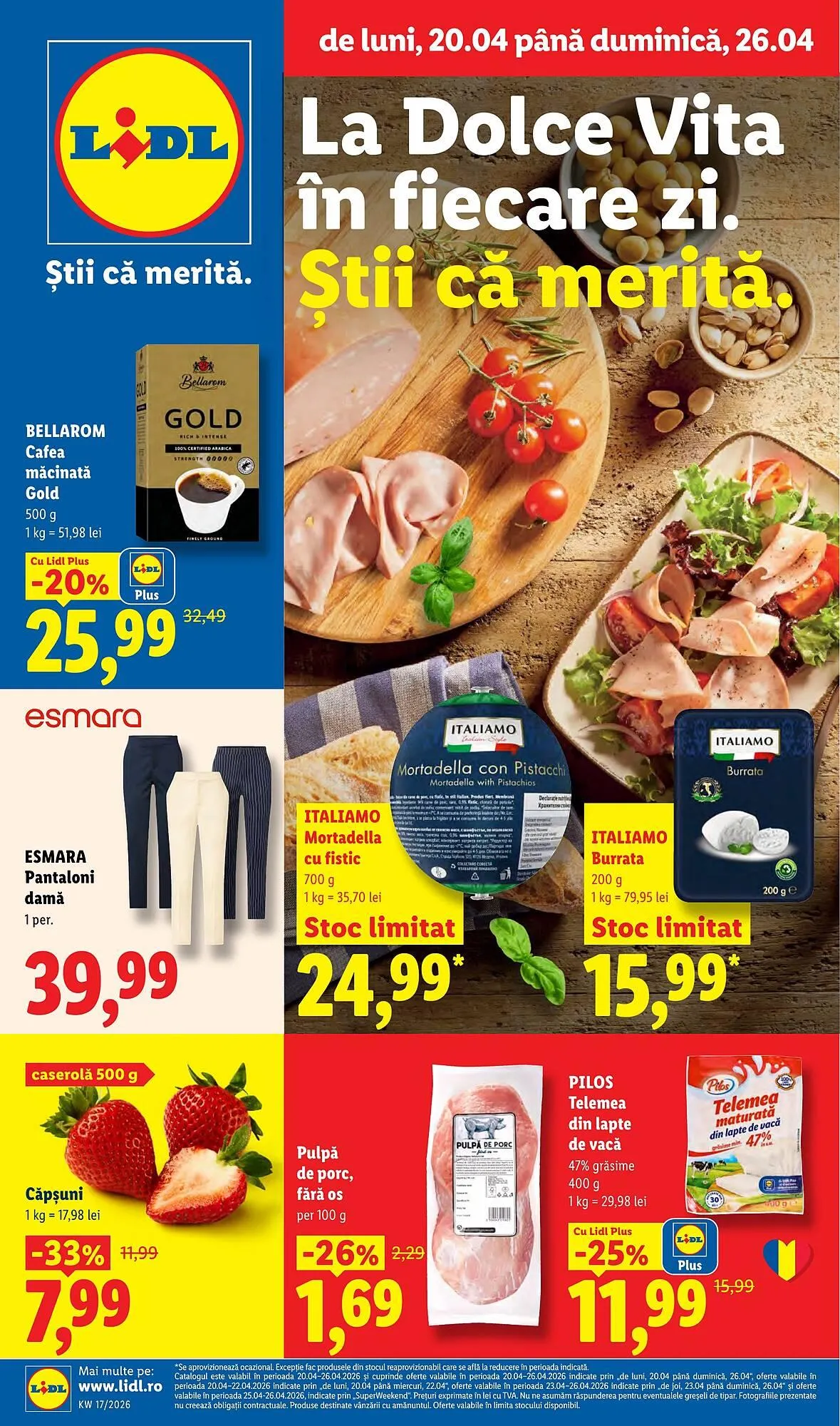 Catalog Catalog Lidl de la 20 aprilie până la 26 aprilie 2026 - Revista Pagina 1
