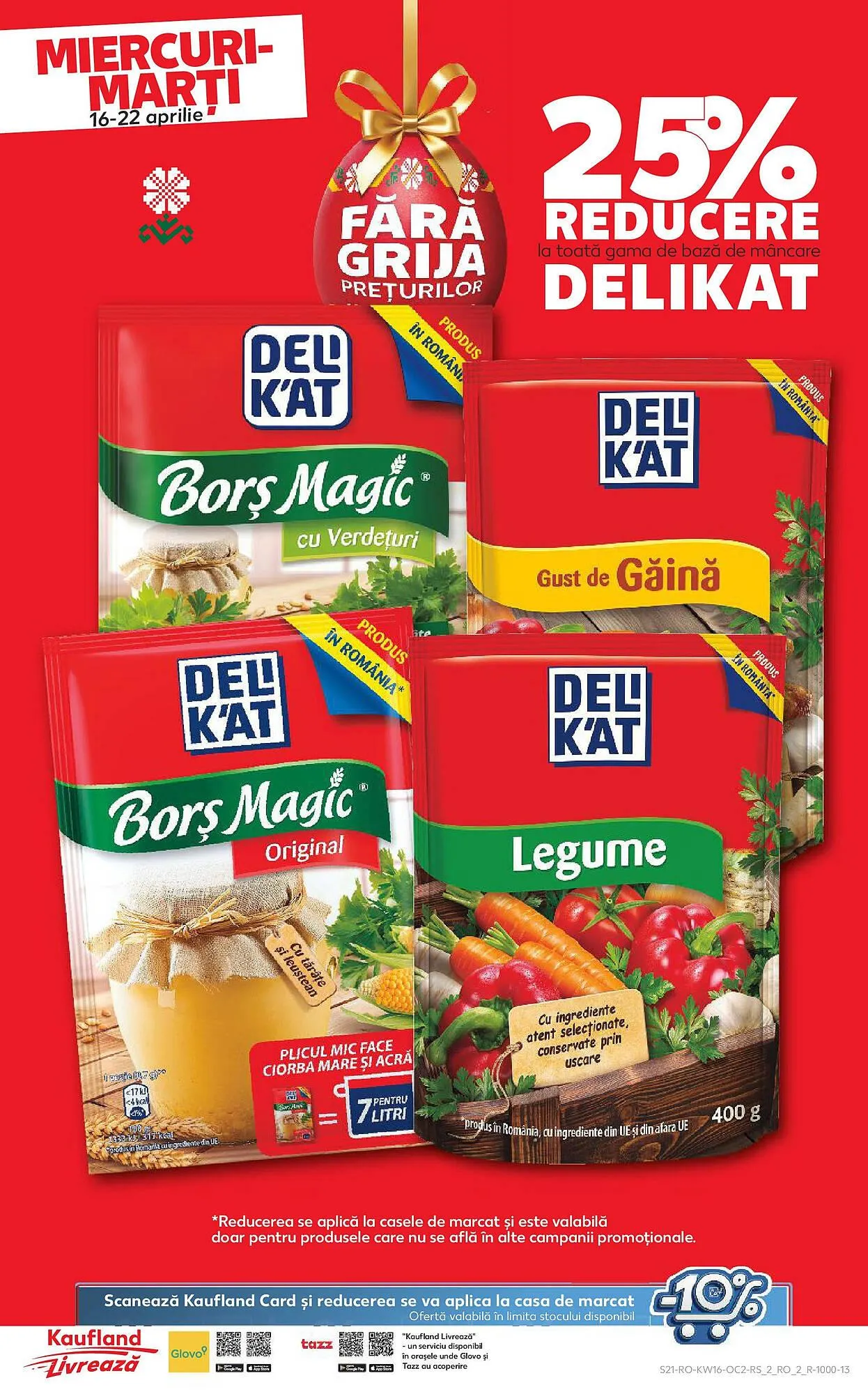 Catalog Catalog Kaufland de la 16 aprilie până la 22 aprilie 2025 - Revista Pagina 21