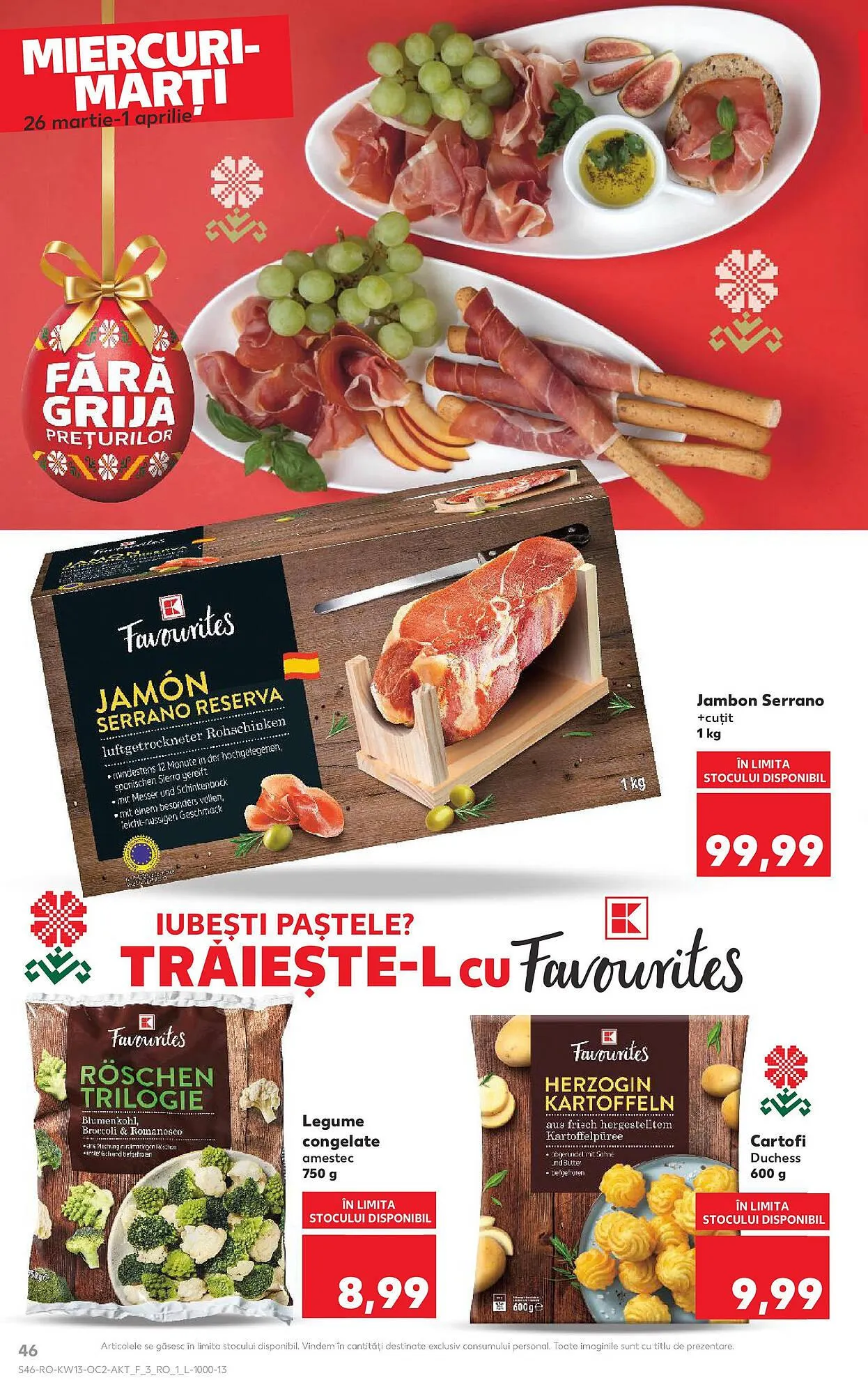 Catalog Catalog Kaufland de la 25 martie până la 30 martie 2025 - Revista Pagina 46