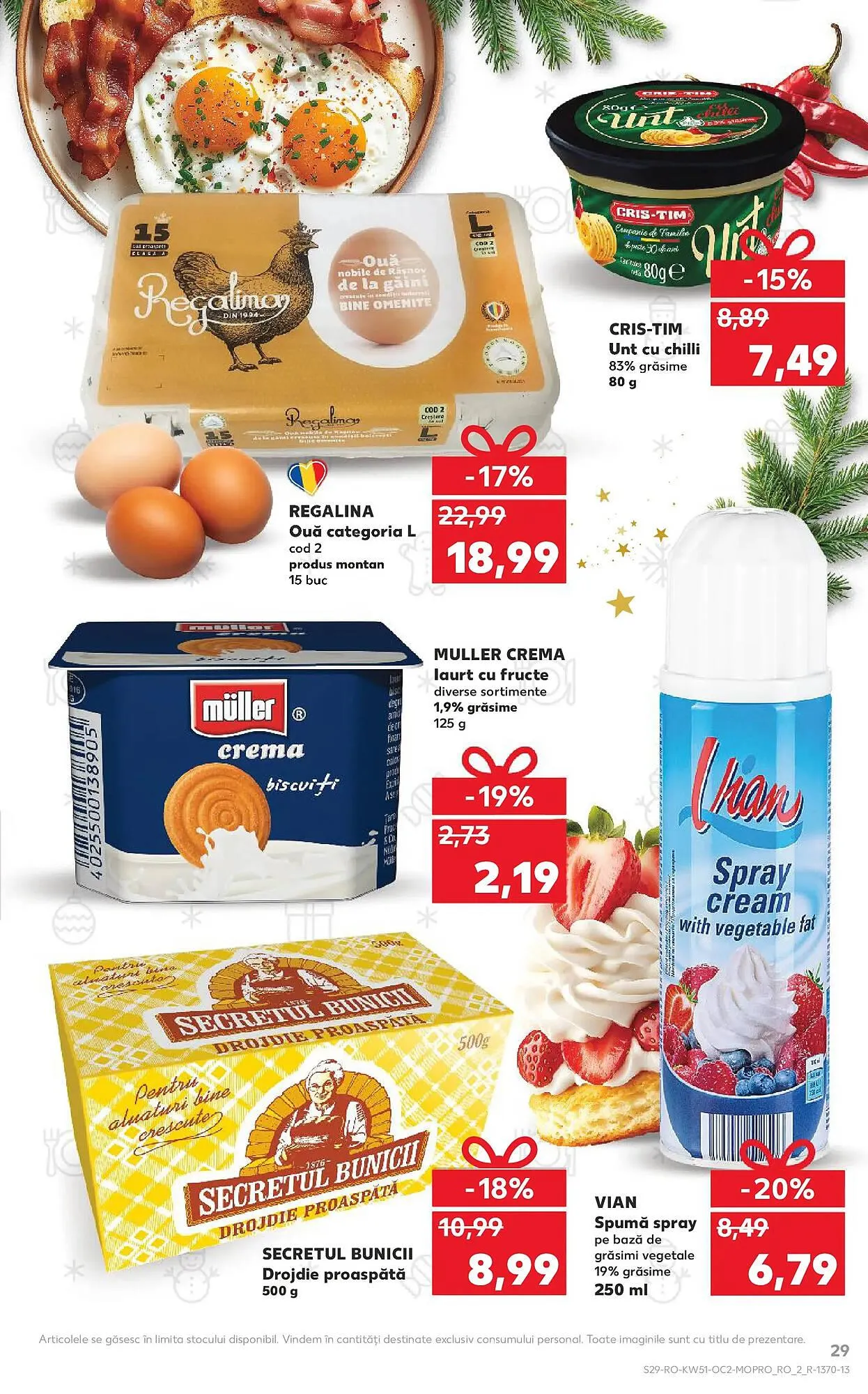Catalog Catalog Kaufland de la 17 decembrie până la 23 decembrie 2025 - Revista Pagina 29