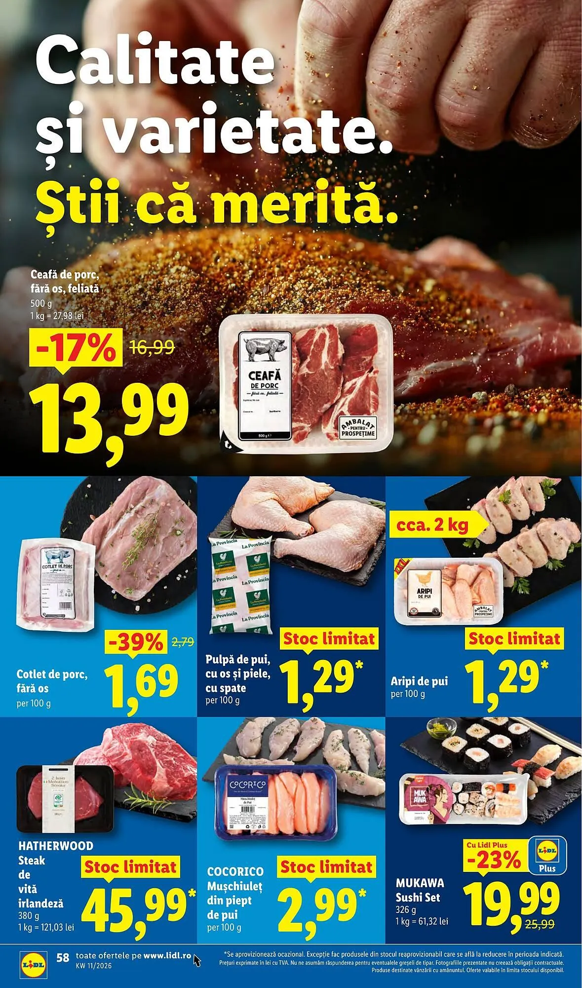 Catalog Catalog Lidl de la 9 martie până la 15 martie 2026 - Revista Pagina 58