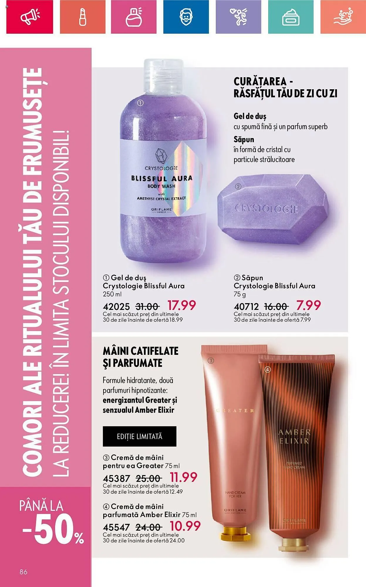 Catalog Oriflame catalog de la 28 mai până la 17 iunie 2024 - Revista Pagina 86