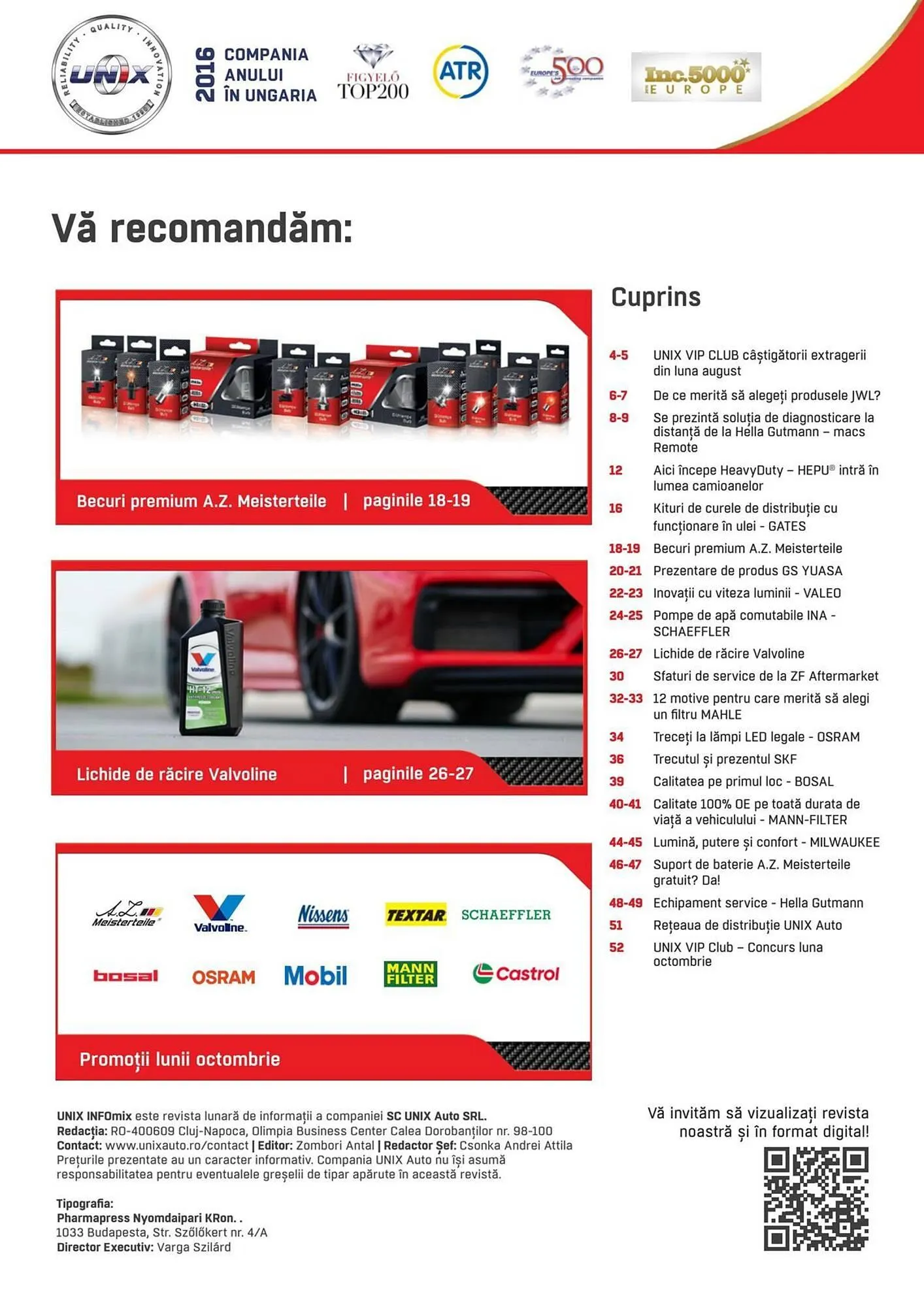 Catalog Catalog UNIX Auto de la 1 octombrie până la 31 octombrie 2025 - Revista Pagina 3