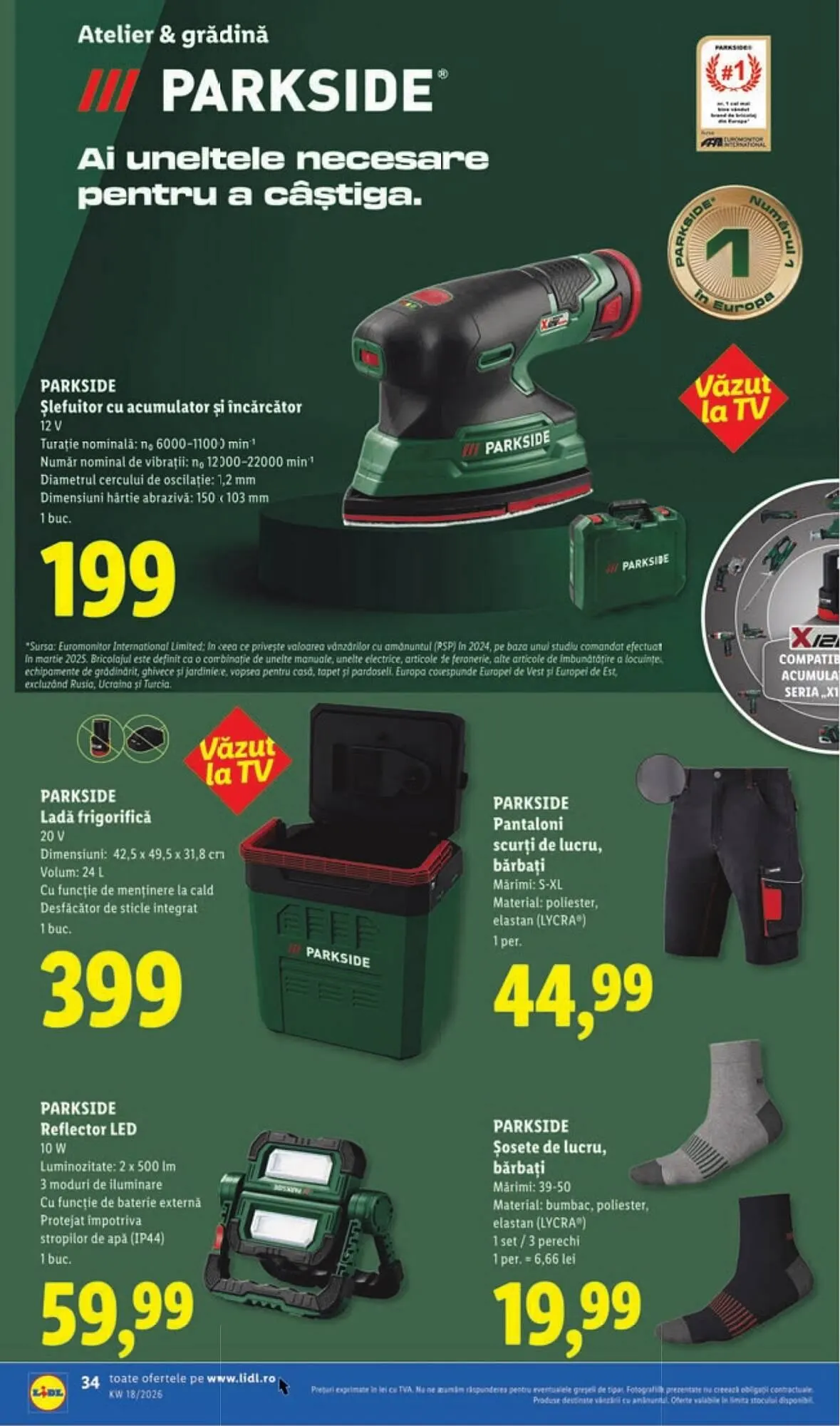 Catalog Catalog Lidl de la 27 aprilie până la 3 mai 2026 - Revista Pagina 34