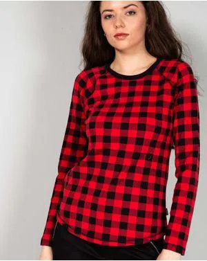 Bluza de pijama in carouri 24AVI02011