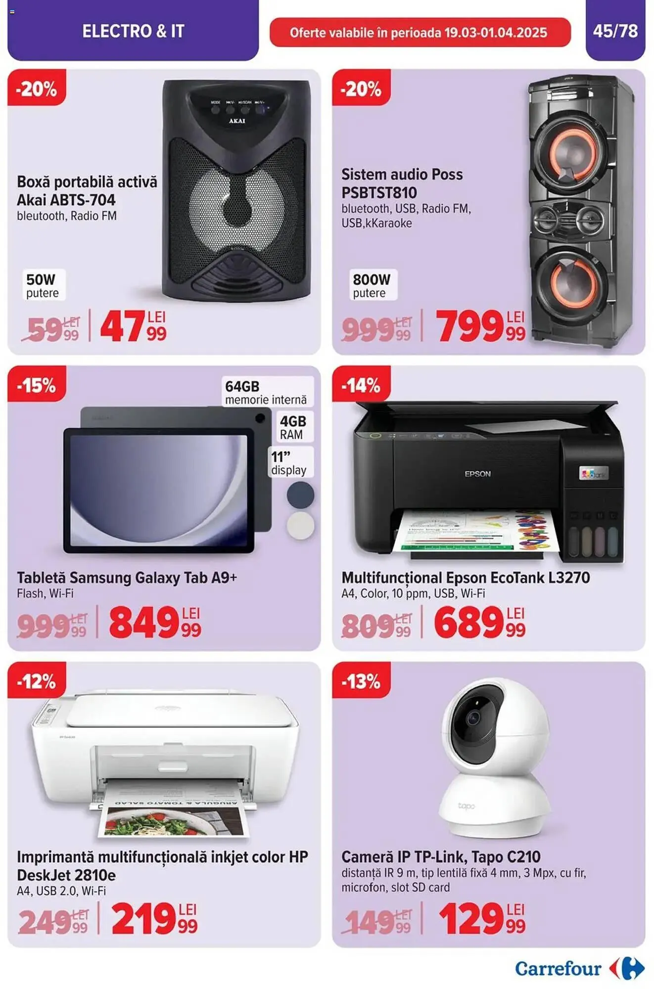 Catalog Catalog Carrefour de la 26 martie până la 1 aprilie 2025 - Revista Pagina 46