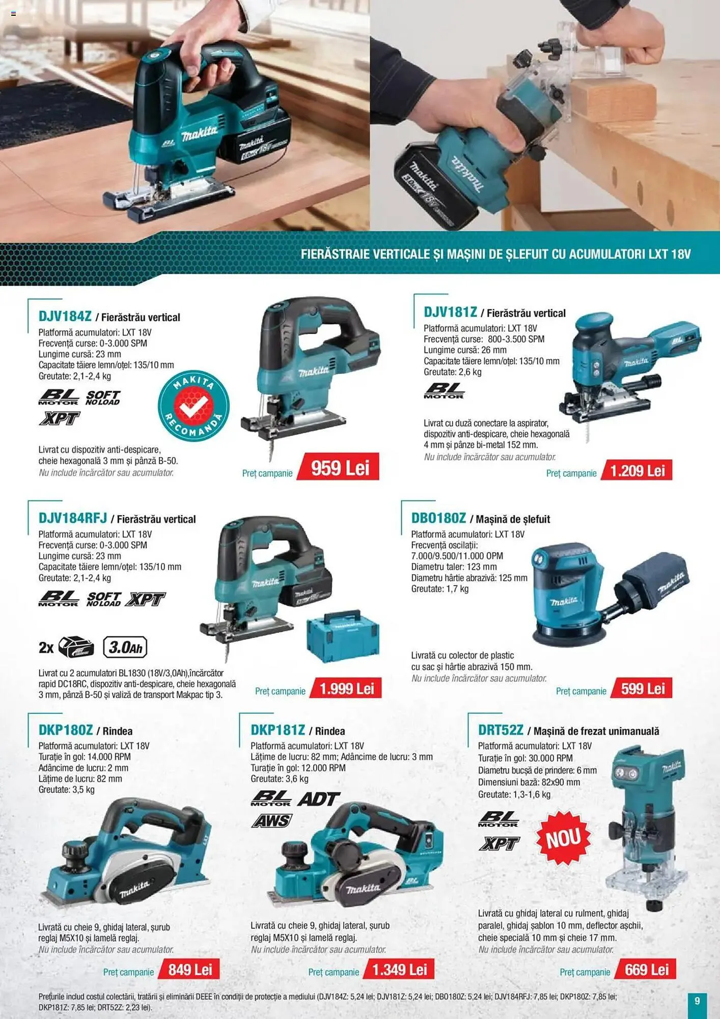 Catalog Catalog Makita de la 8 ianuarie până la 31 martie 2025 - Revista Pagina 9