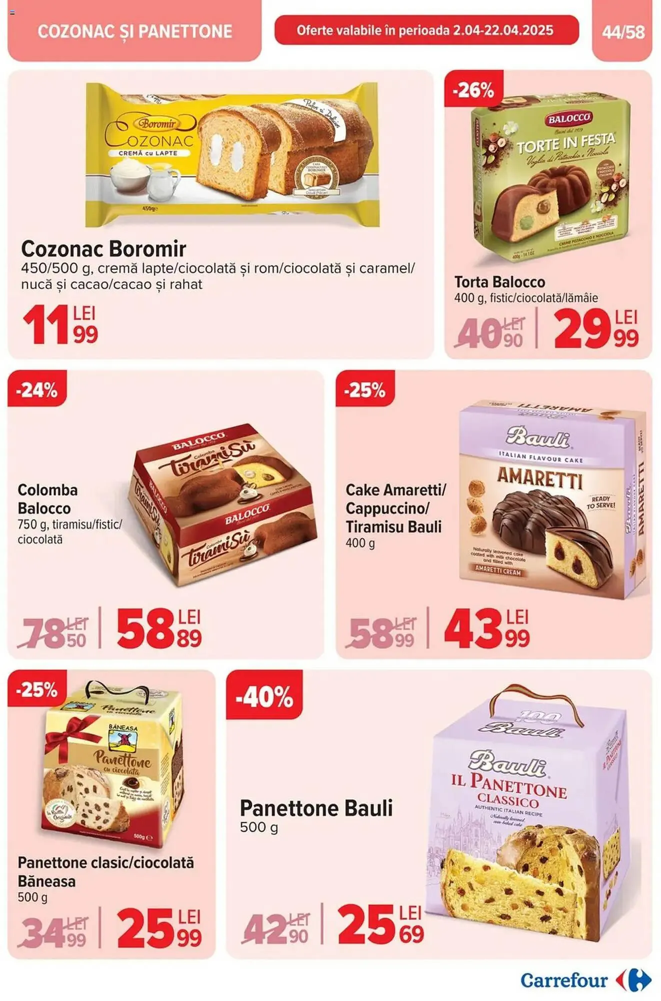 Catalog Catalog Carrefour de la 2 aprilie până la 13 aprilie 2025 - Revista Pagina 44