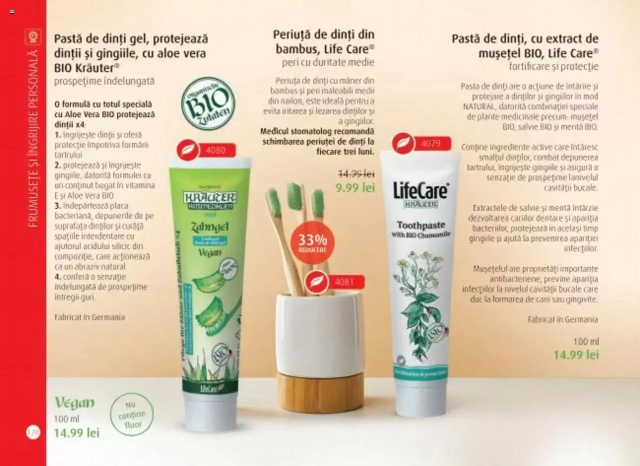Catalog Catalog Life Care de la 1 septembrie până la 31 decembrie 2023 - Revista Pagina 122