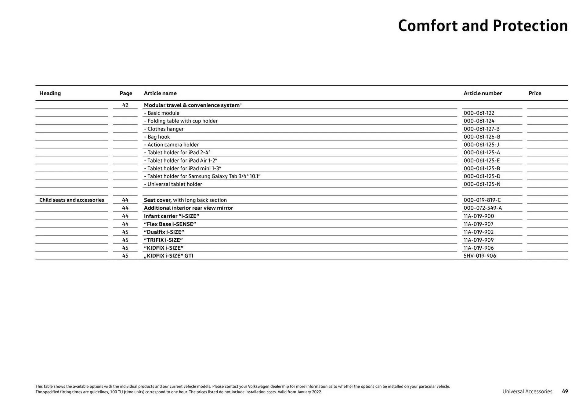 Catalog Volkswagen catalog de la 7 august până la 31 decembrie 2023 - Revista Pagina 49