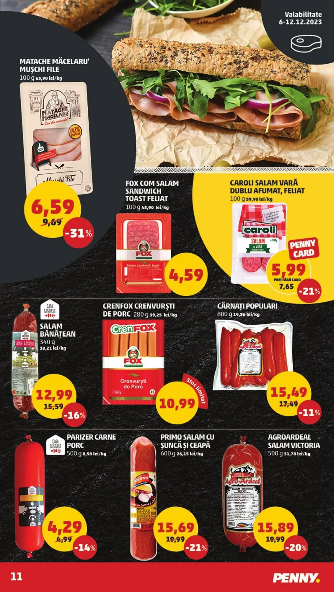 Catalog Penny catalog de la 6 decembrie până la 12 decembrie 2023 - Revista Pagina 11
