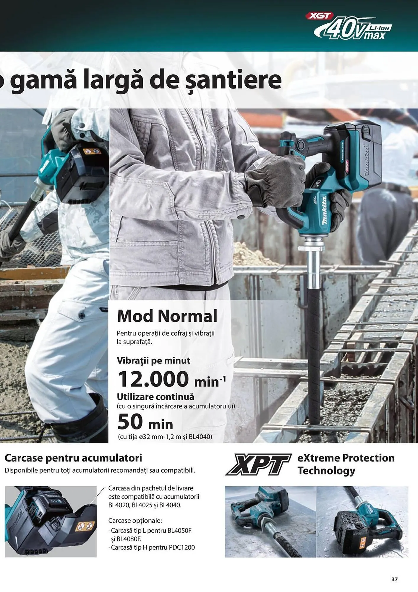 Catalog Сatalog Makita de la 19 iunie până la 31 decembrie 2024 - Revista Pagina 37