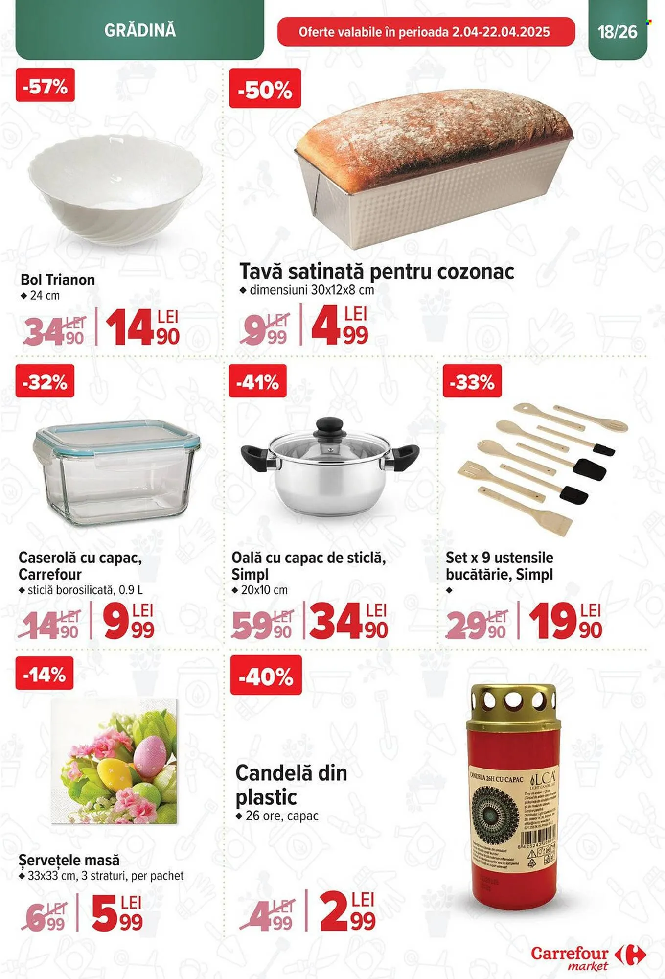 Catalog Catalog Carrefour Market de la 14 aprilie până la 22 aprilie 2025 - Revista Pagina 18