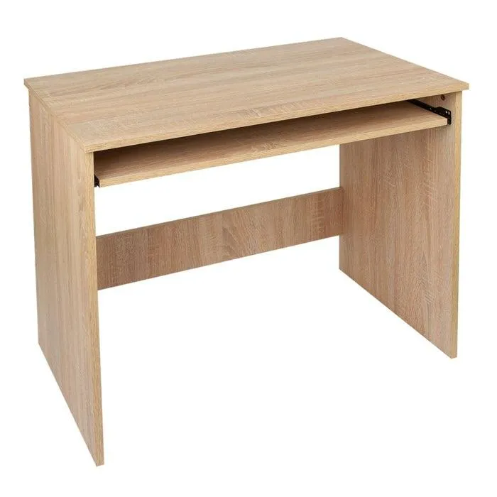 Birou calculator standard Ivett, stejar alb, 80 x 48 x 73 cm, 1C