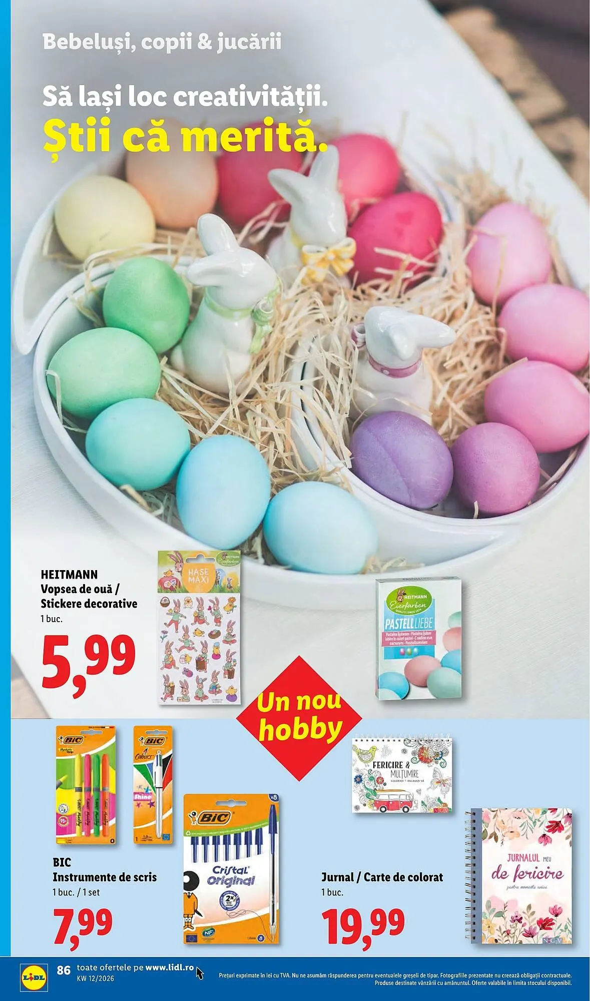 Catalog Catalog Lidl de la 16 martie până la 22 martie 2026 - Revista Pagina 86