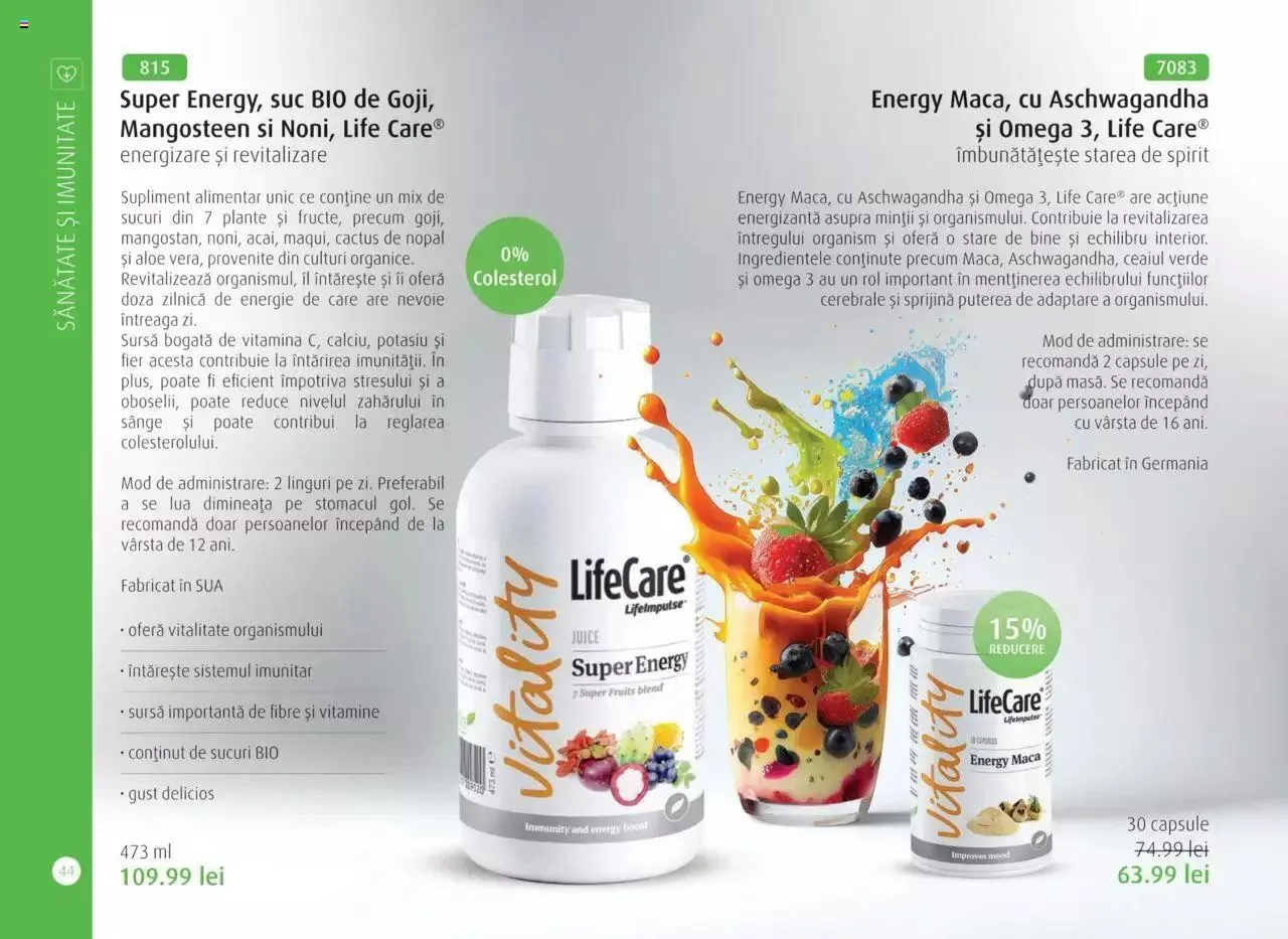 Catalog Life Care - Catalog Life Care toamna 2023 - iarna 2024 de la 1 septembrie până la 31 ianuarie 2024 - Revista Pagina 46