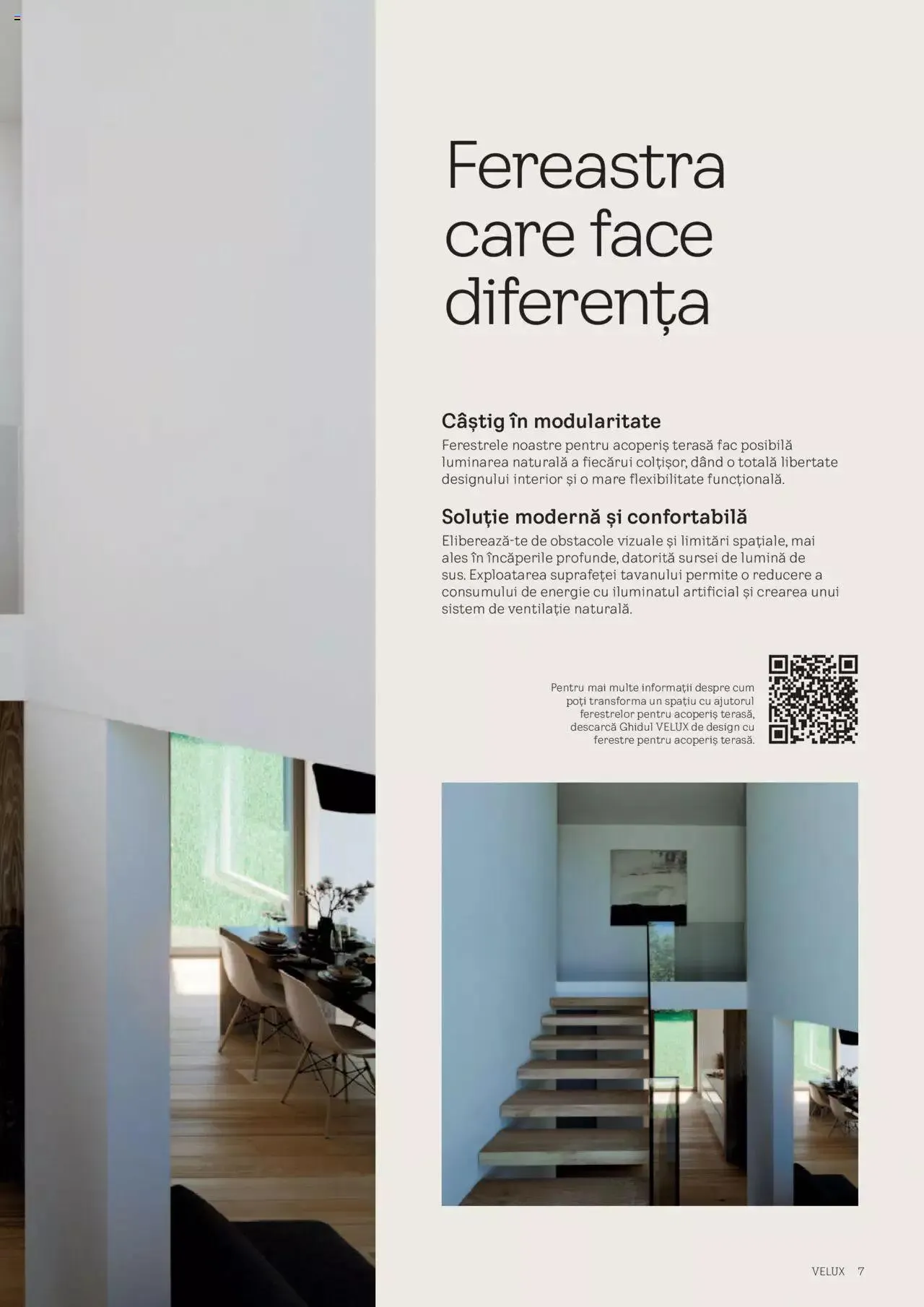 Catalog Velux catalog - Noua Generație De Ferestre Velux Pentru Acoperiș Terasă de la 1 septembrie până la 31 decembrie 2023 - Revista Pagina 7