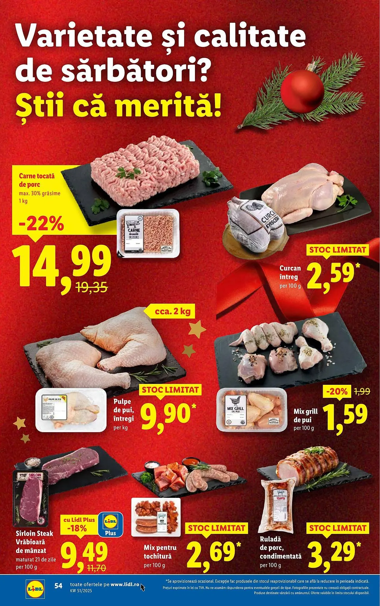 Catalog Catalog Lidl de la 15 decembrie până la 21 decembrie 2025 - Revista Pagina 54