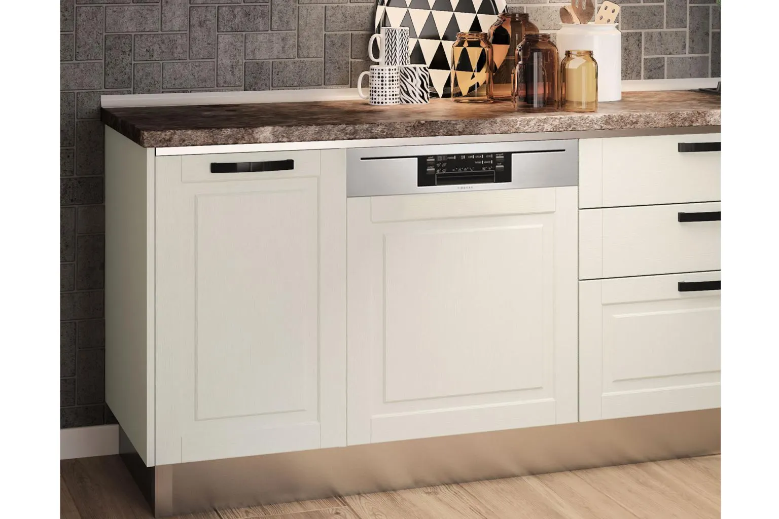 Front pentru maşină de spălat vase semiîncorporabilă L60