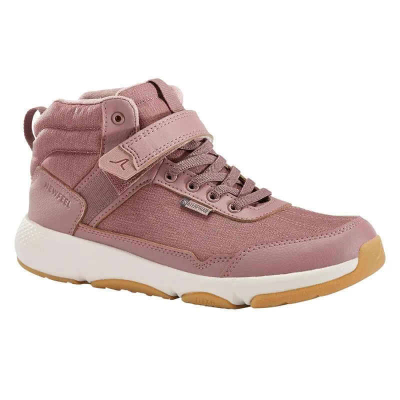 Scarpe da ginnastica bambino RESIST impermeabili con strap rosa dal 28 al 39