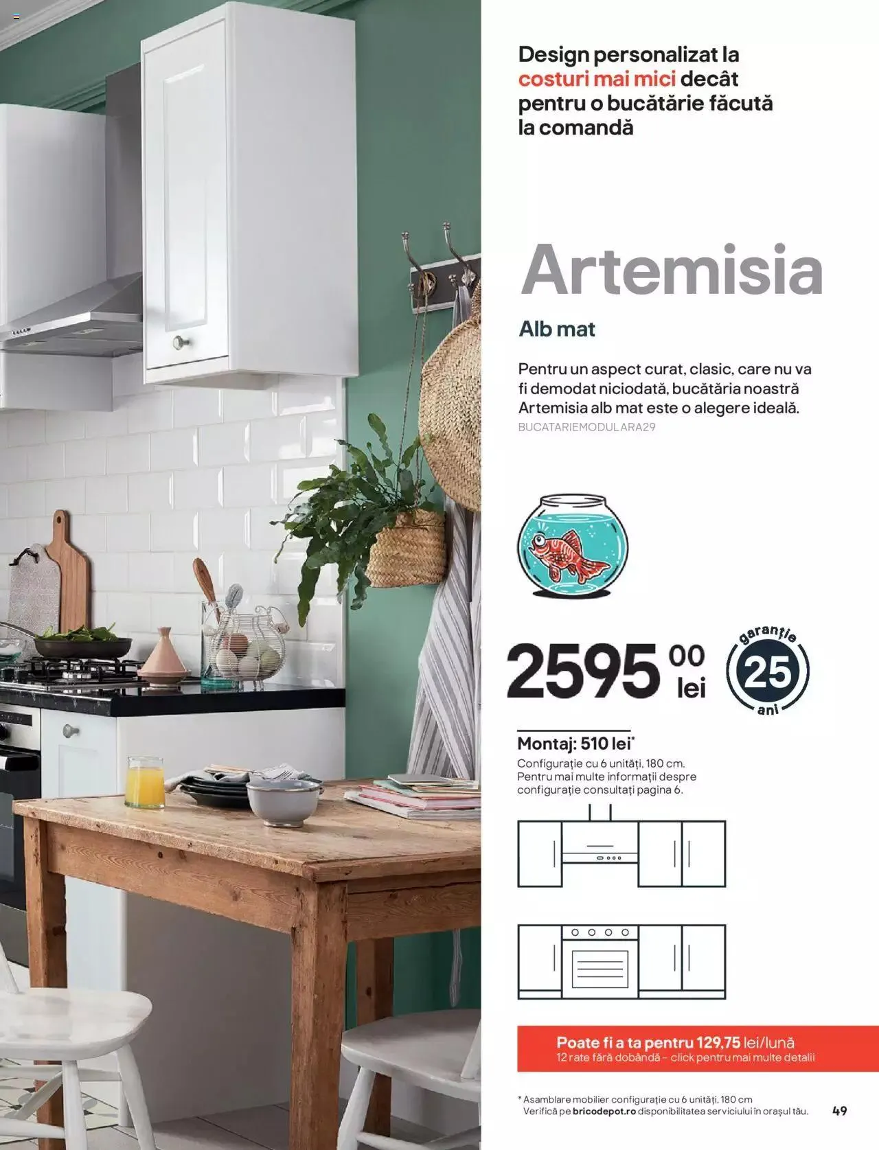 Catalog Brico Depot catalog - Bucătării modulare de la 1 ianuarie până la 31 decembrie 2023 - Revista Pagina 49