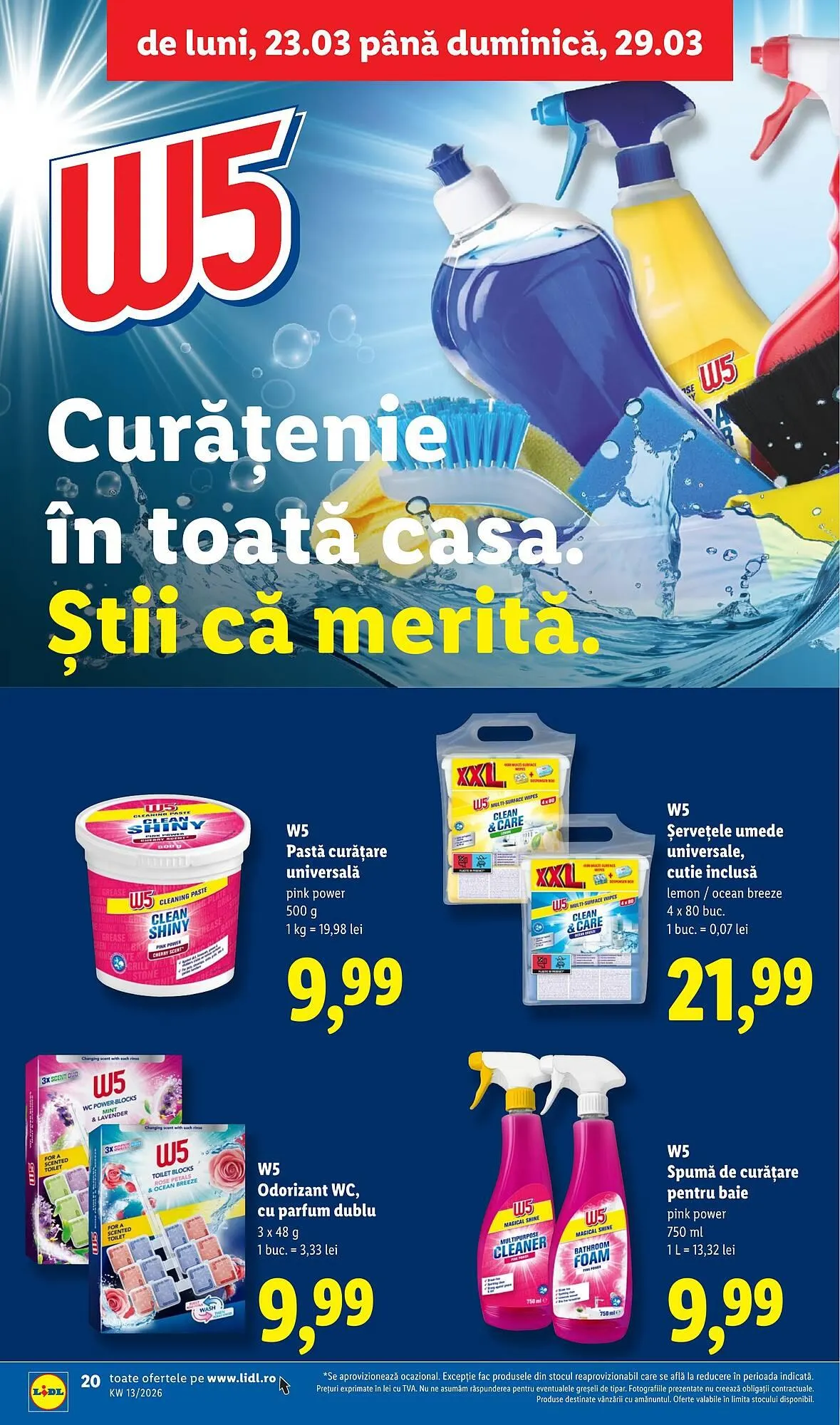 Catalog Catalog Lidl de la 23 martie până la 29 martie 2026 - Revista Pagina 20
