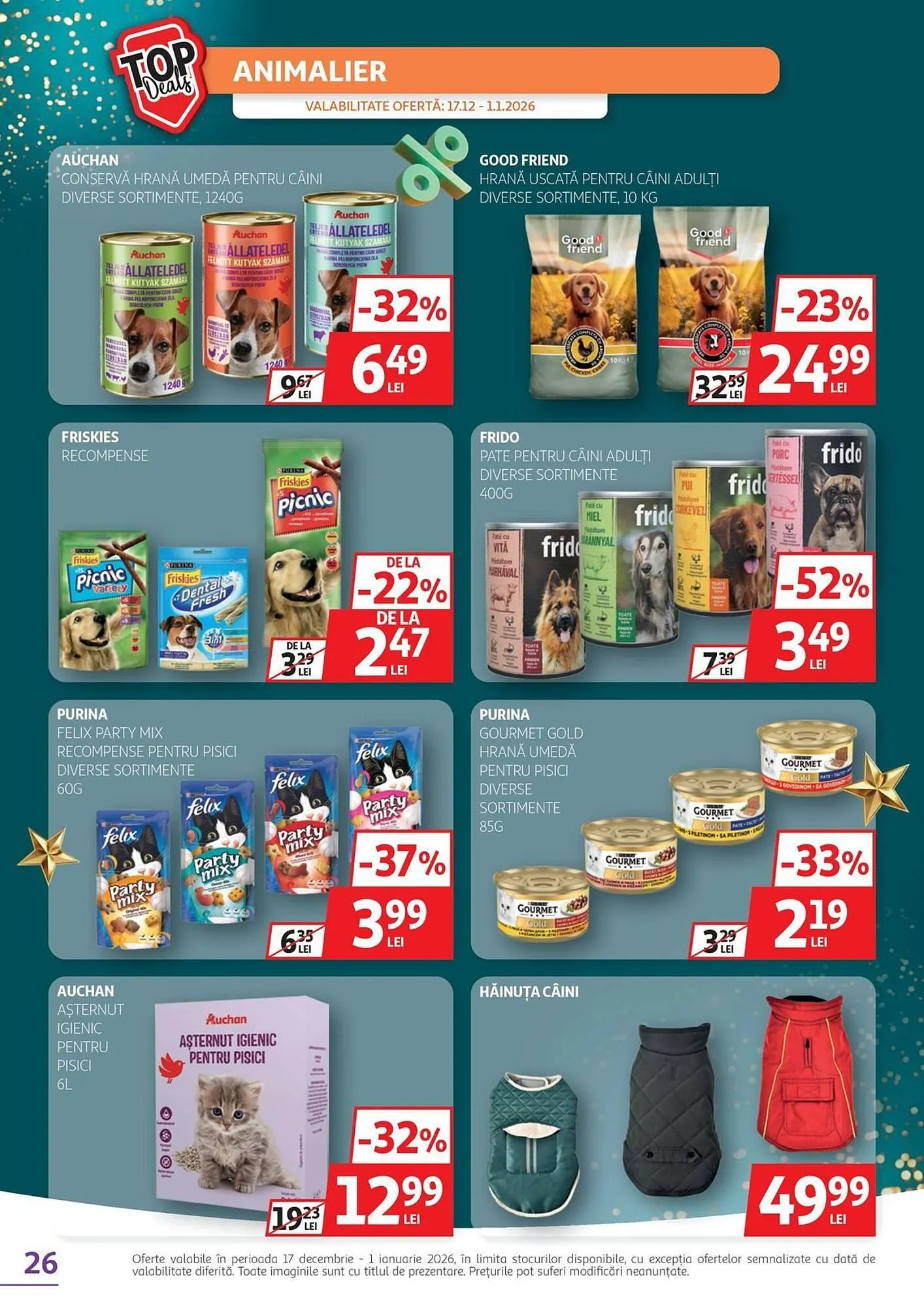 Catalog Catalog Auchan de la 17 decembrie până la 1 ianuarie 2026 - Revista Pagina 26