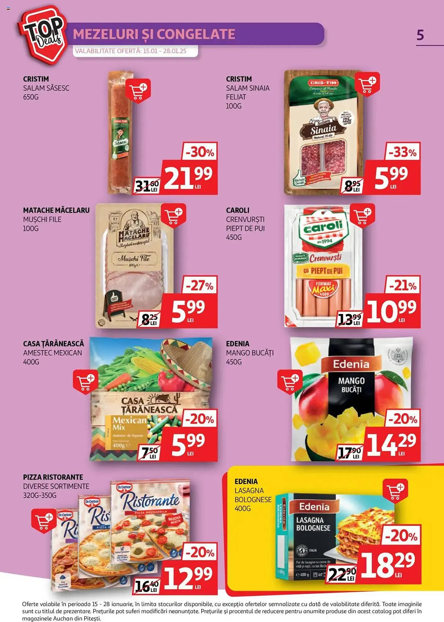 Catalog Catalog Auchan de la 15 ianuarie până la 28 ianuarie 2025 - Revista Pagina 5