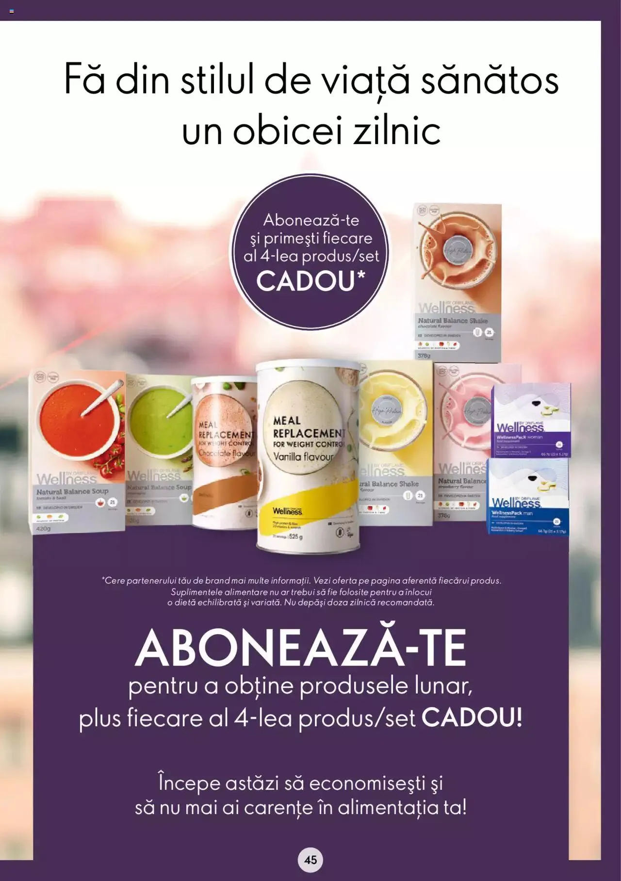 Catalog Oriflame catalog - Wellness de la 3 mai până la 31 decembrie 2023 - Revista Pagina 45