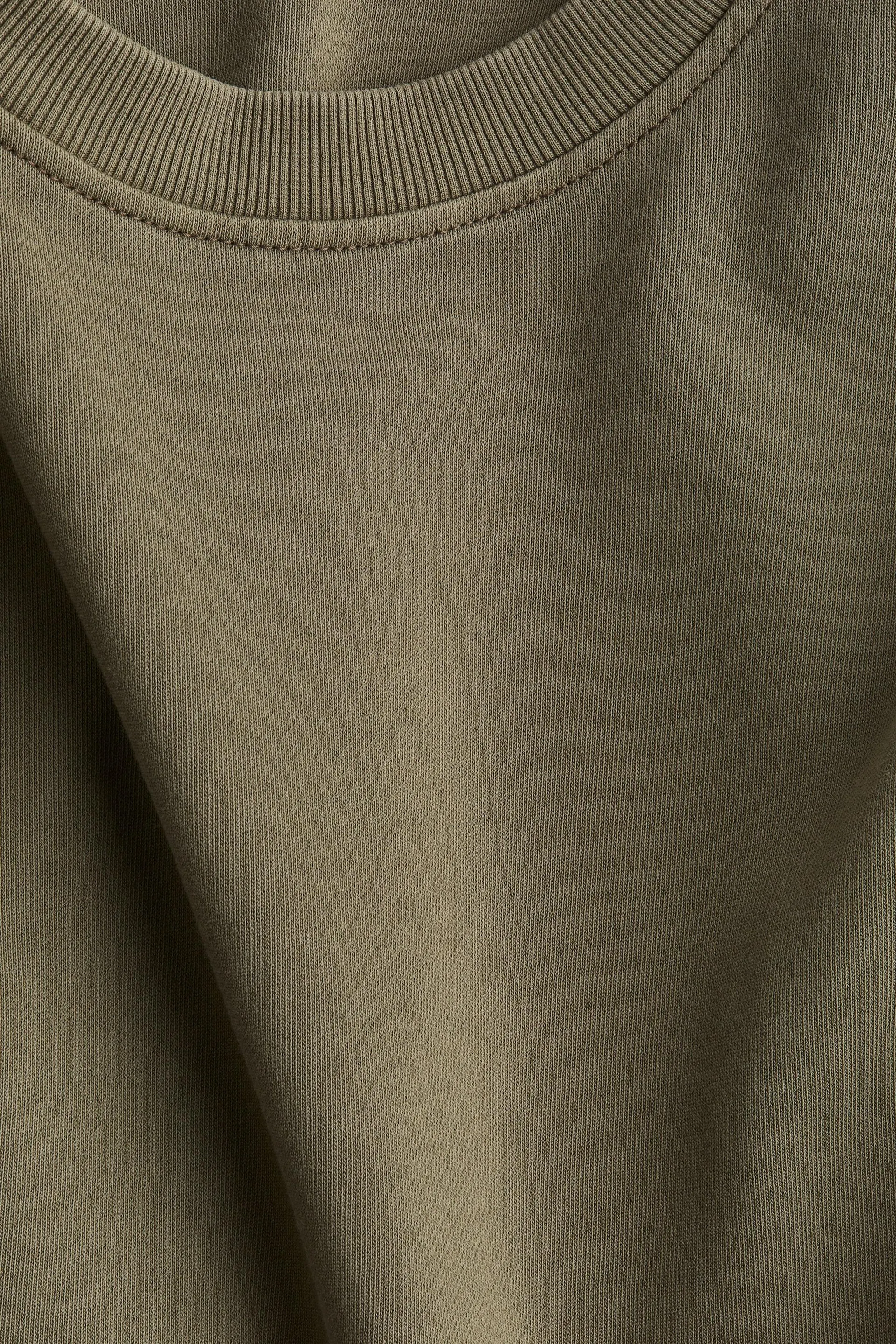 Bluză din molton supradimensionată