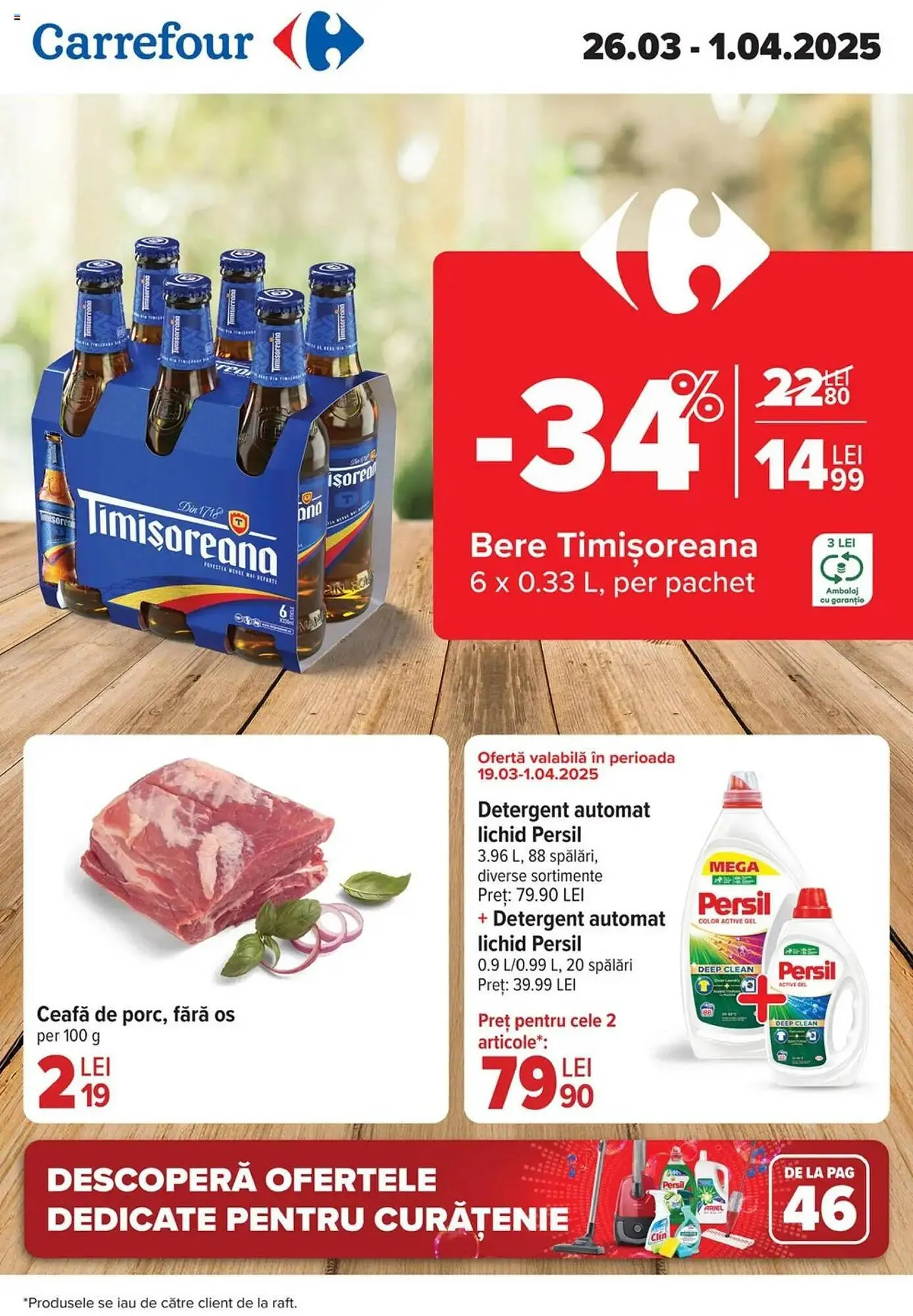 Catalog Catalog Carrefour de la 26 martie până la 1 aprilie 2025 - Revista Pagina 1