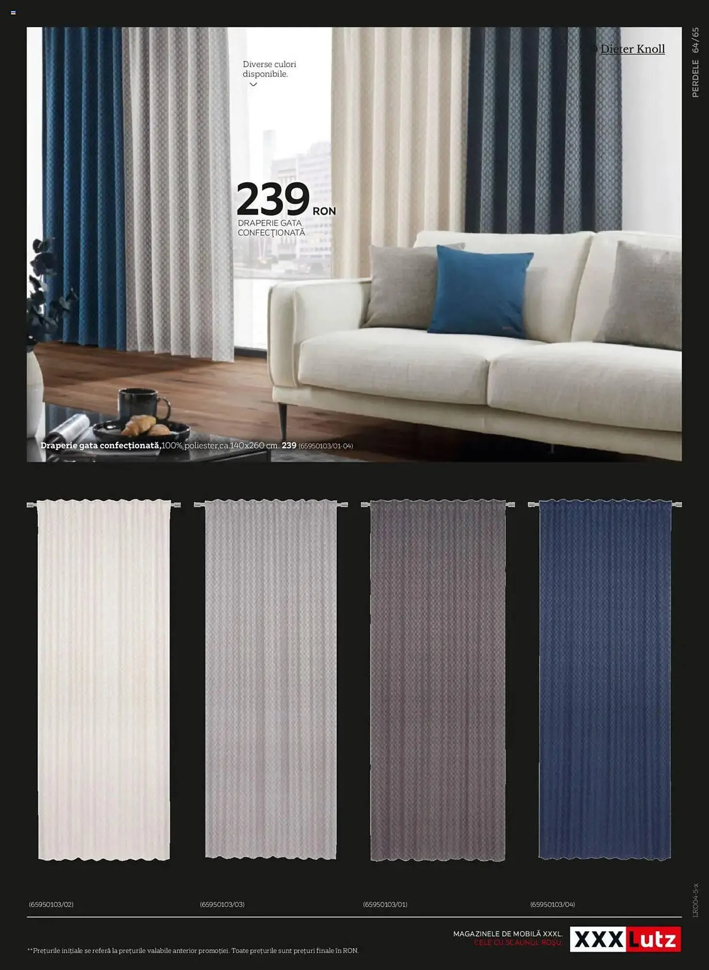 Catalog Catalog XXXLutz de la 7 aprilie până la 31 decembrie 2025 - Revista Pagina 65