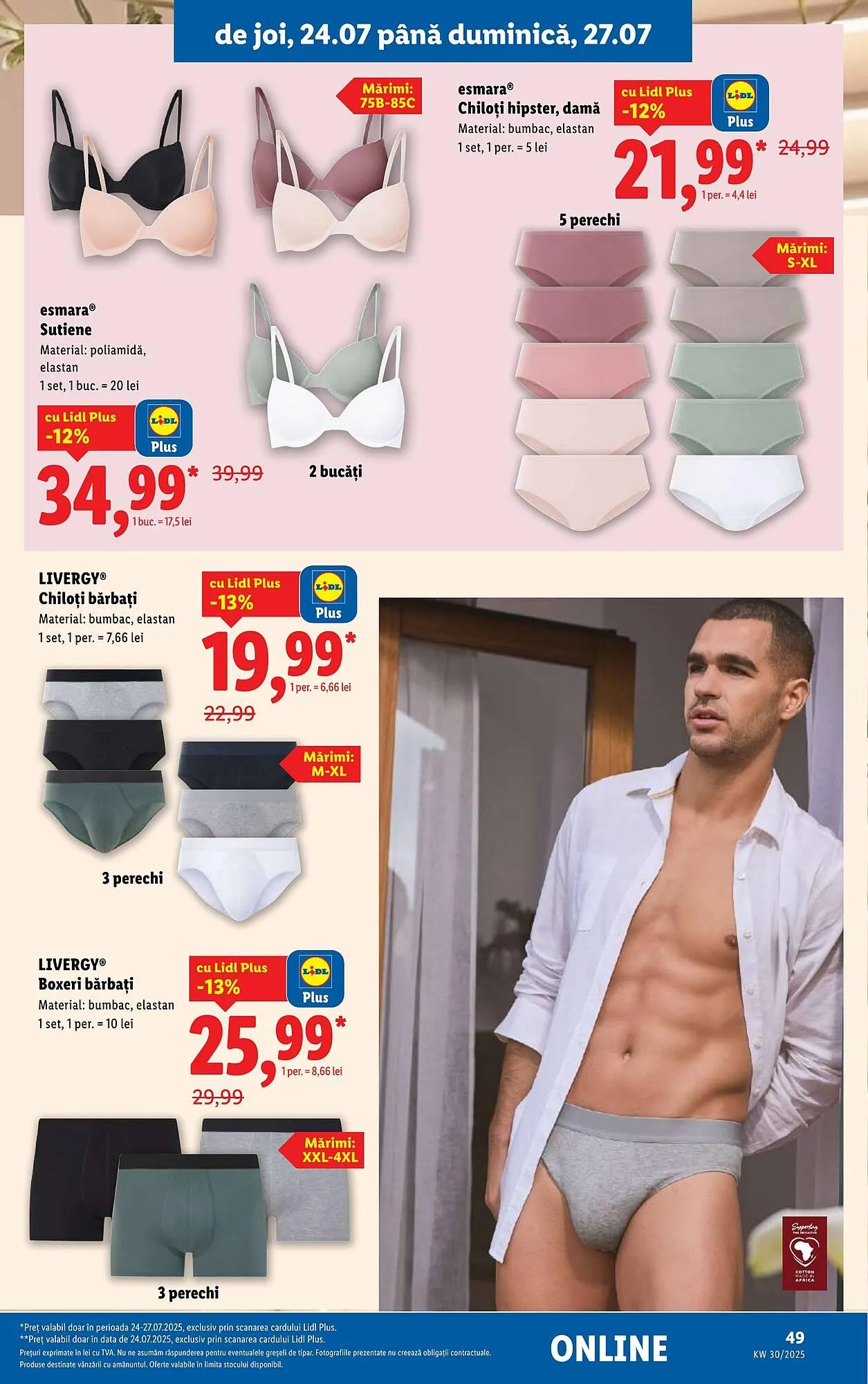Catalog Catalog Lidl de la 21 iulie până la 27 iulie 2025 - Revista Pagina 49