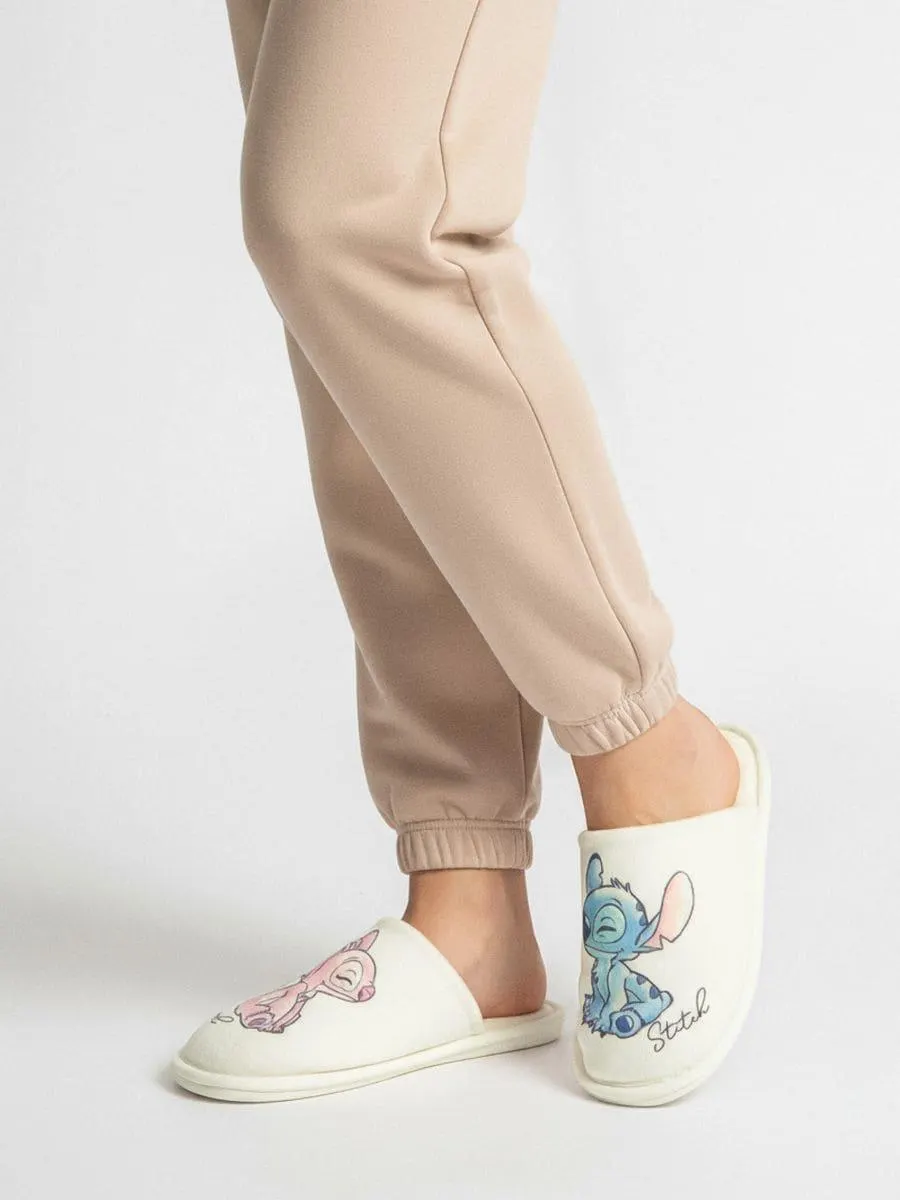 Papuci cu imprimeu Stitch