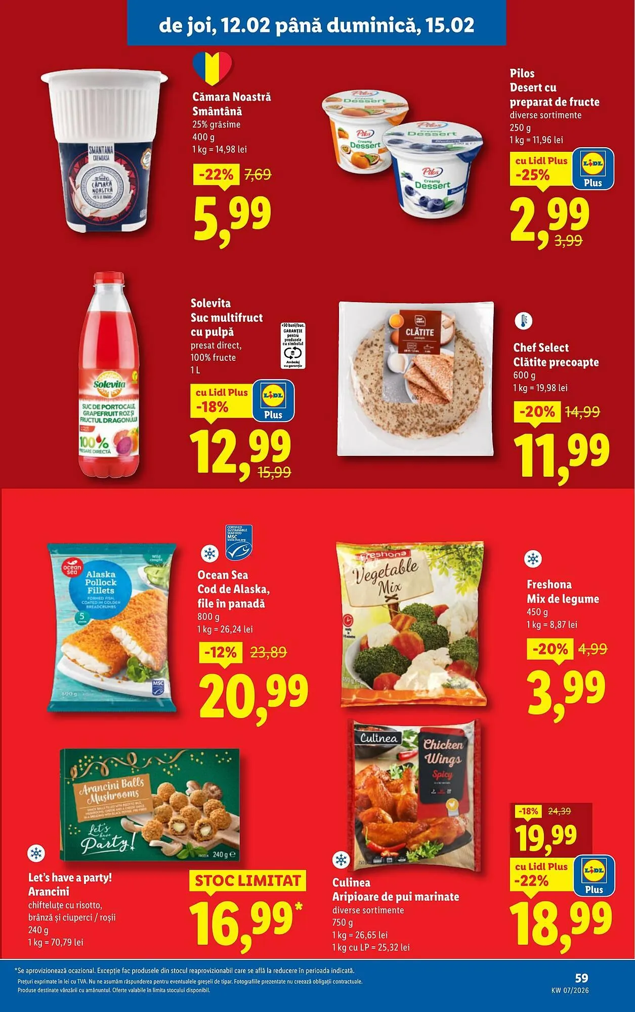 Catalog Catalog Lidl de la 9 februarie până la 15 februarie 2026 - Revista Pagina 59