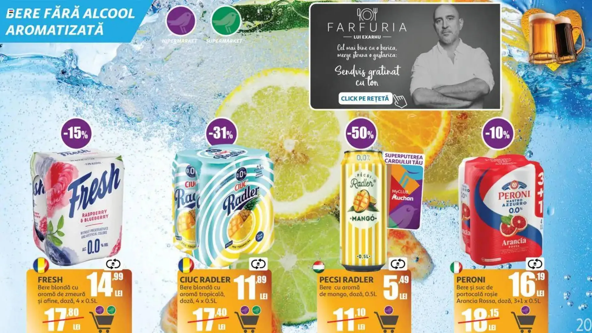 Catalog Catalog Auchan de la 11 iunie până la 15 iulie 2025 - Revista Pagina 20