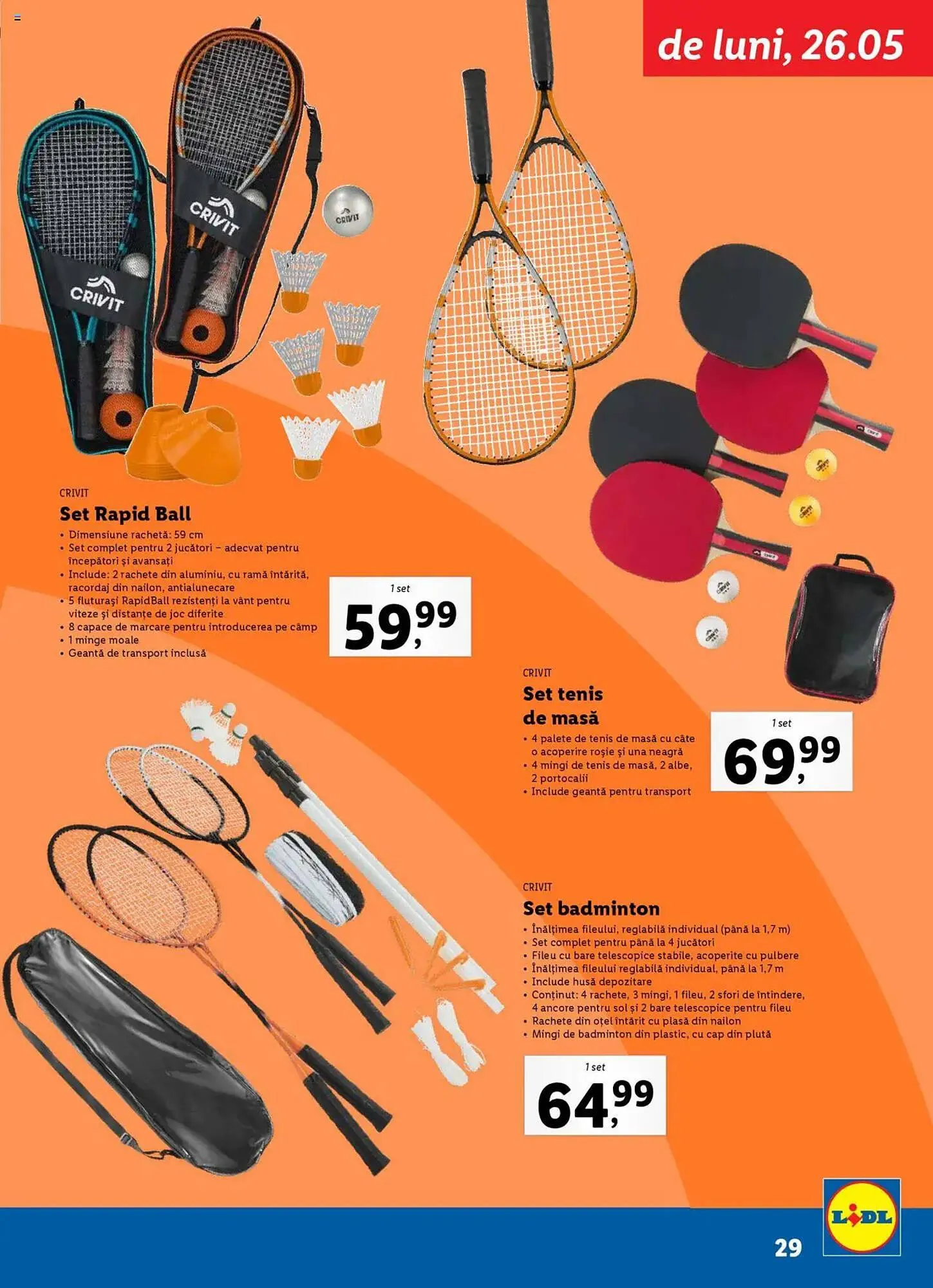 Catalog Catalog Lidl de la 18 mai până la 6 iulie 2025 - Revista Pagina 29