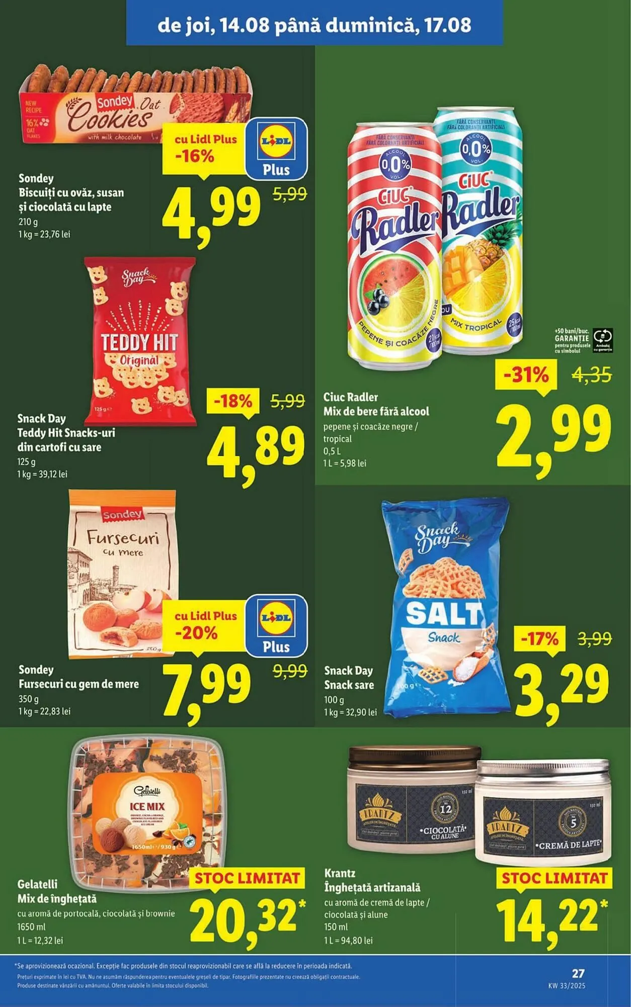 Catalog Catalog Lidl de la 11 august până la 17 august 2025 - Revista Pagina 27