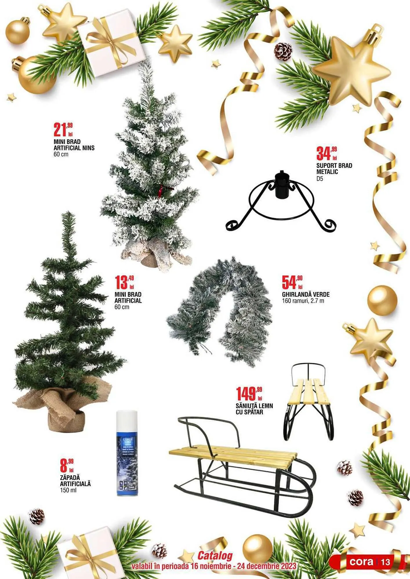 Catalog Cora catalog de la 16 noiembrie până la 24 decembrie 2023 - Revista Pagina 13