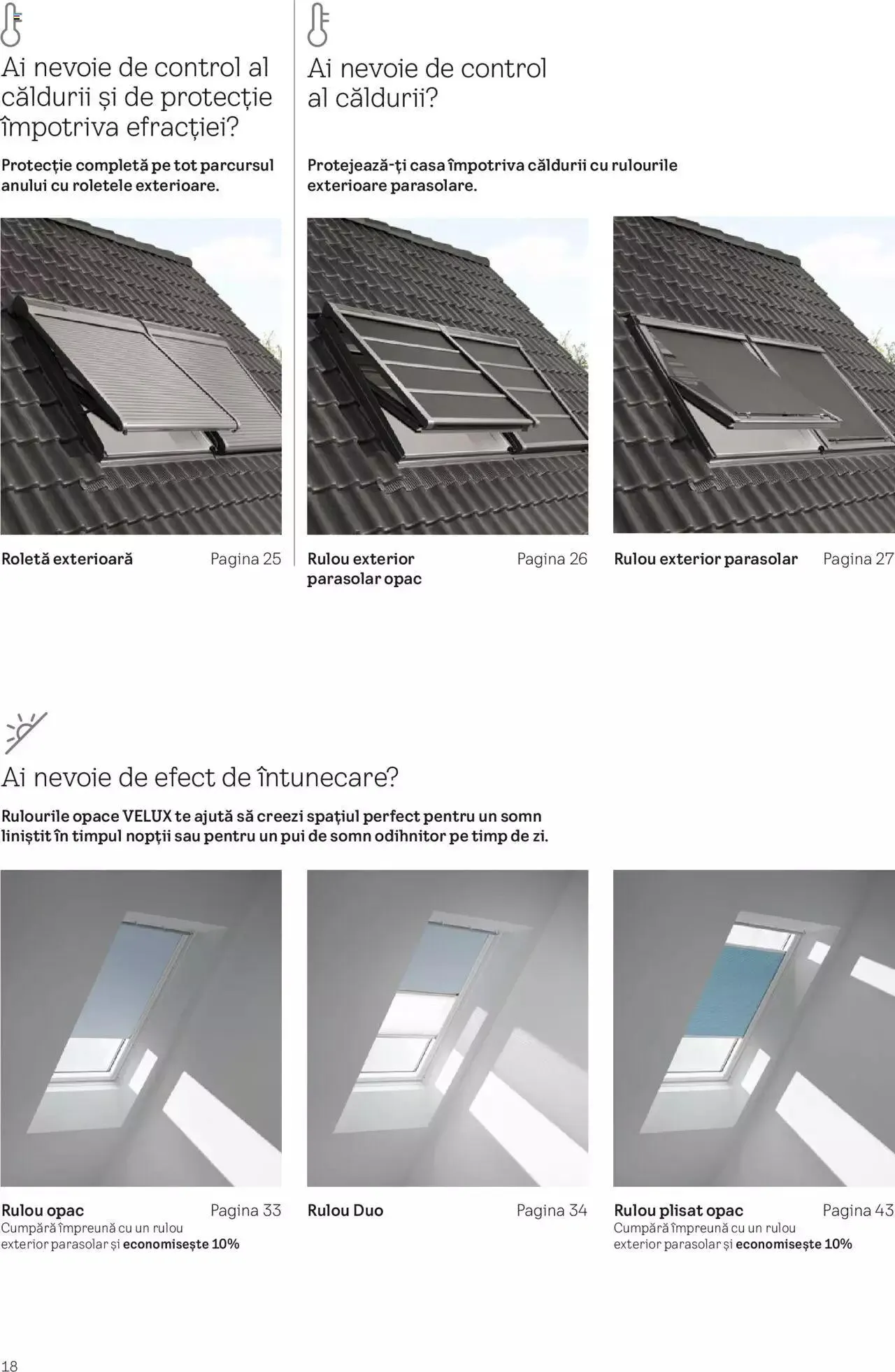Catalog Velux catalog - Rulouri şi rolete 2023 de la 28 martie până la 31 decembrie 2023 - Revista Pagina 18