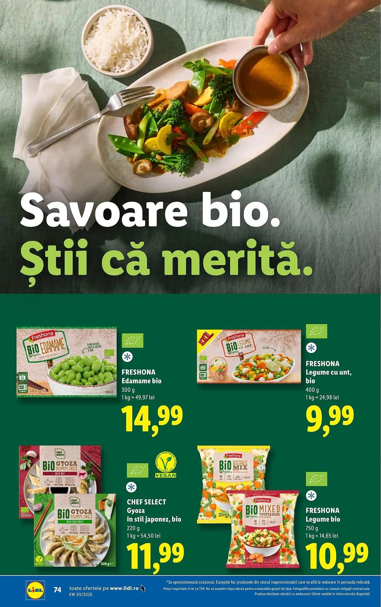 Catalog Catalog Lidl de la 23 februarie până la 1 martie 2026 - Revista Pagina 74