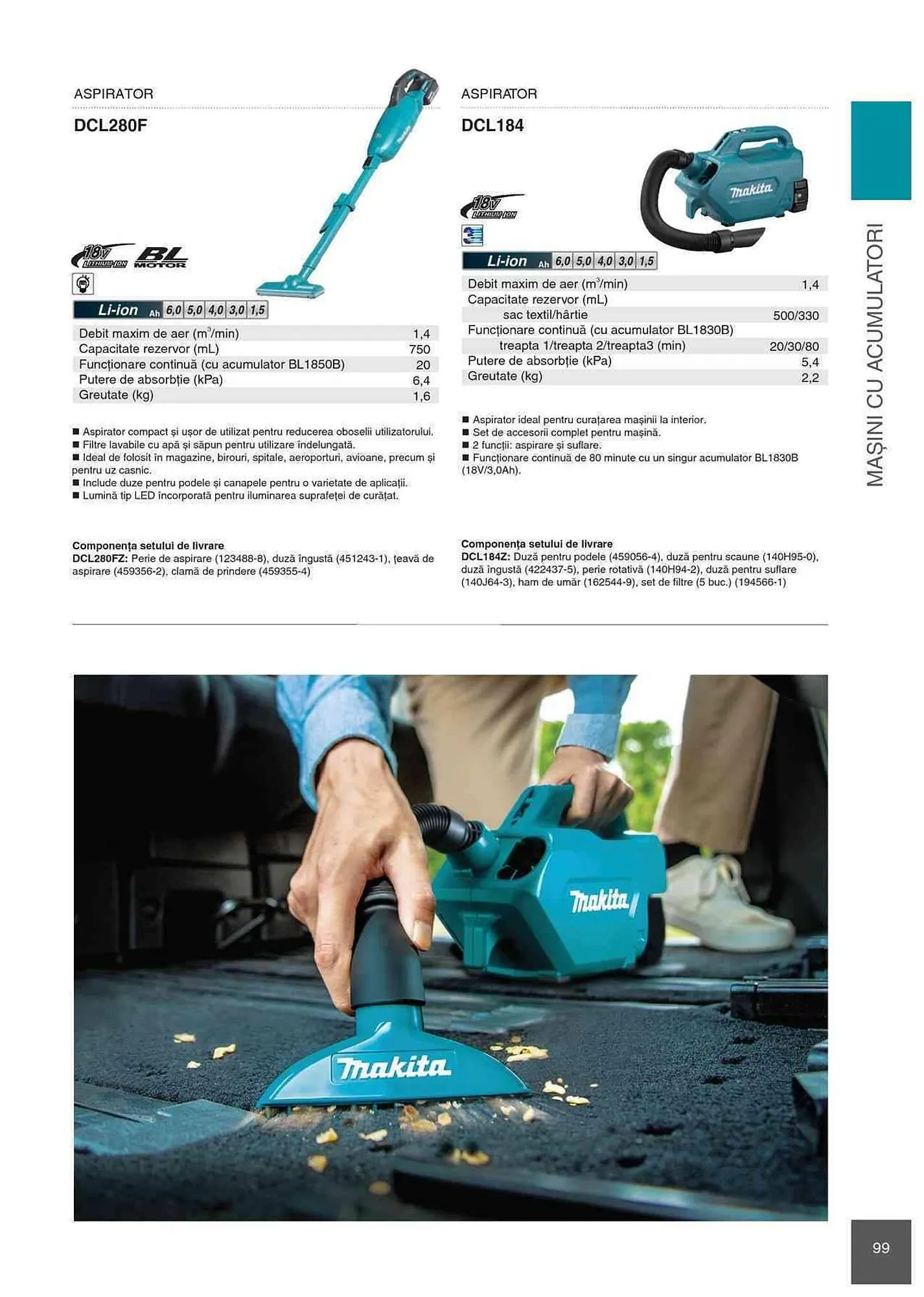 Catalog Makita catalog de la 1 ianuarie până la 31 decembrie 2023 - Revista Pagina 99