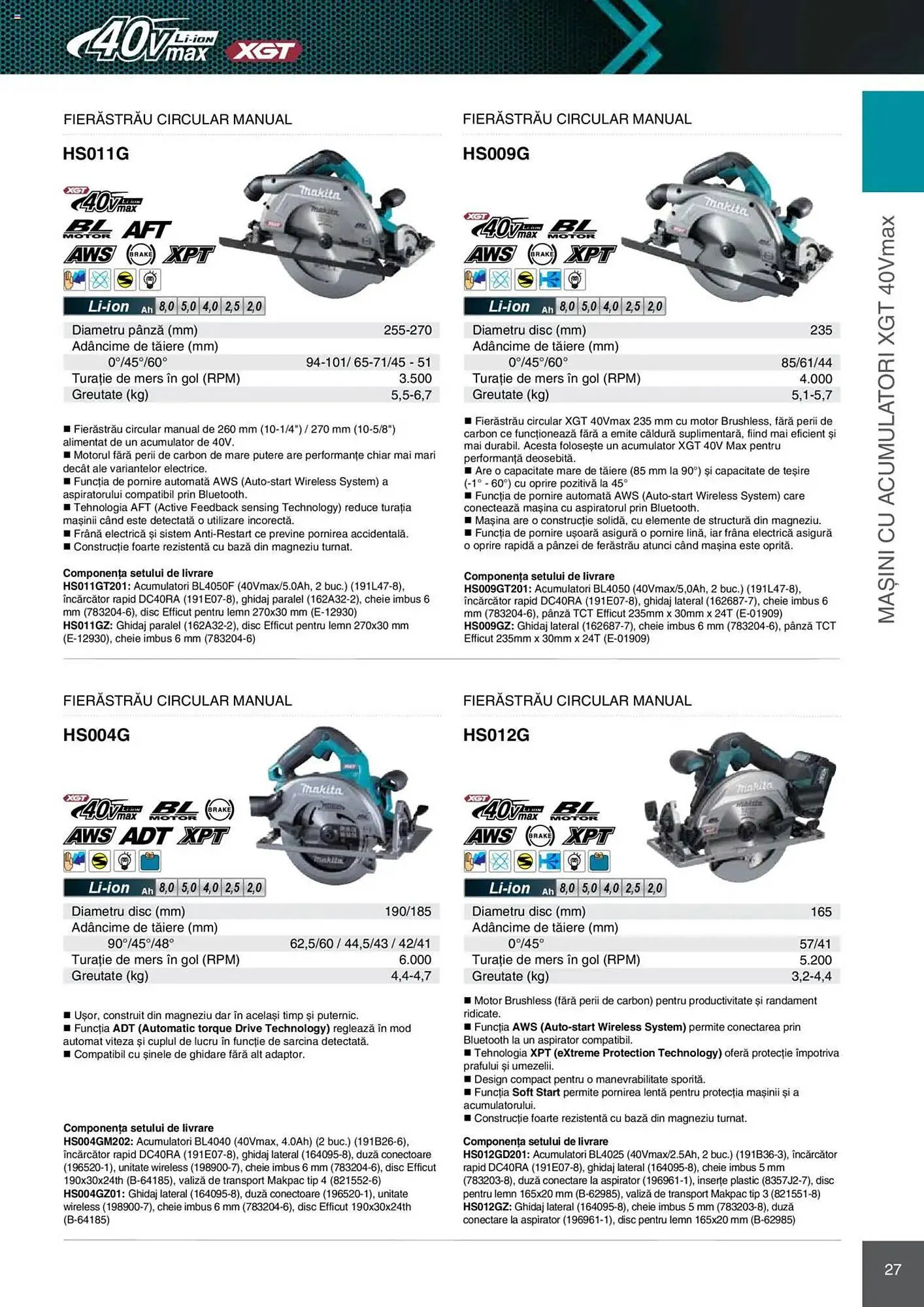 Catalog Catalog Makita de la 8 ianuarie până la 31 decembrie 2025 - Revista Pagina 27