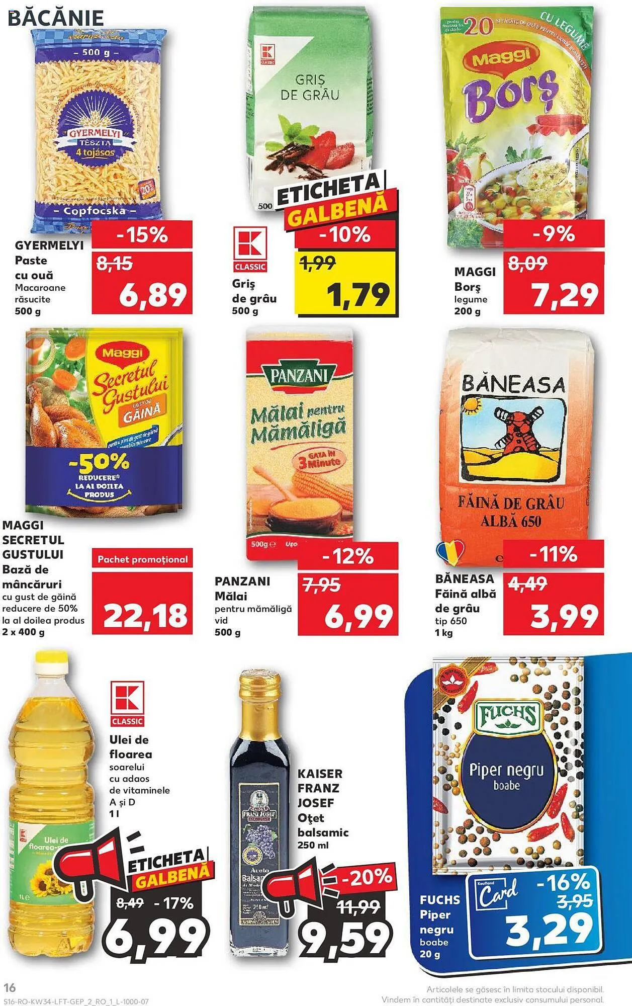 Catalog Kaufland catalog de la 23 august până la 29 august 2023 - Revista Pagina 16