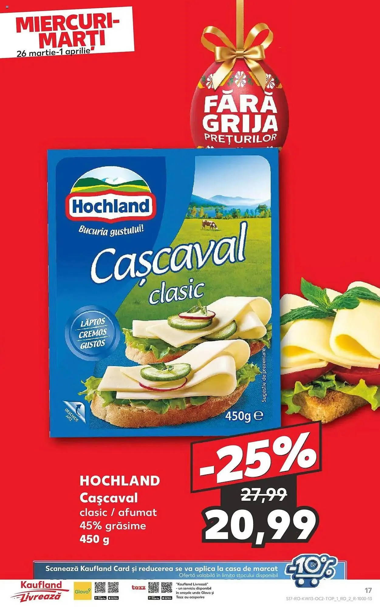 Catalog Catalog Kaufland de la 26 martie până la 1 aprilie 2025 - Revista Pagina 17