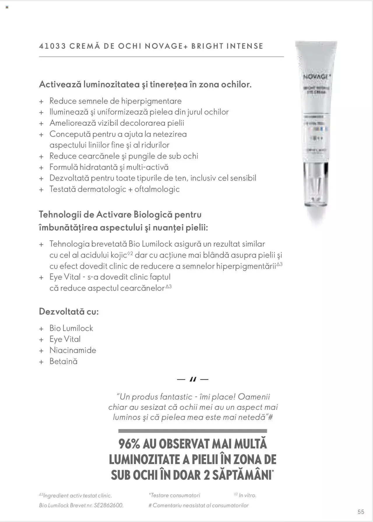 Catalog Oriflame catalog - Ghidul NOVAGE+ de la 1 martie până la 31 decembrie 2023 - Revista Pagina 55